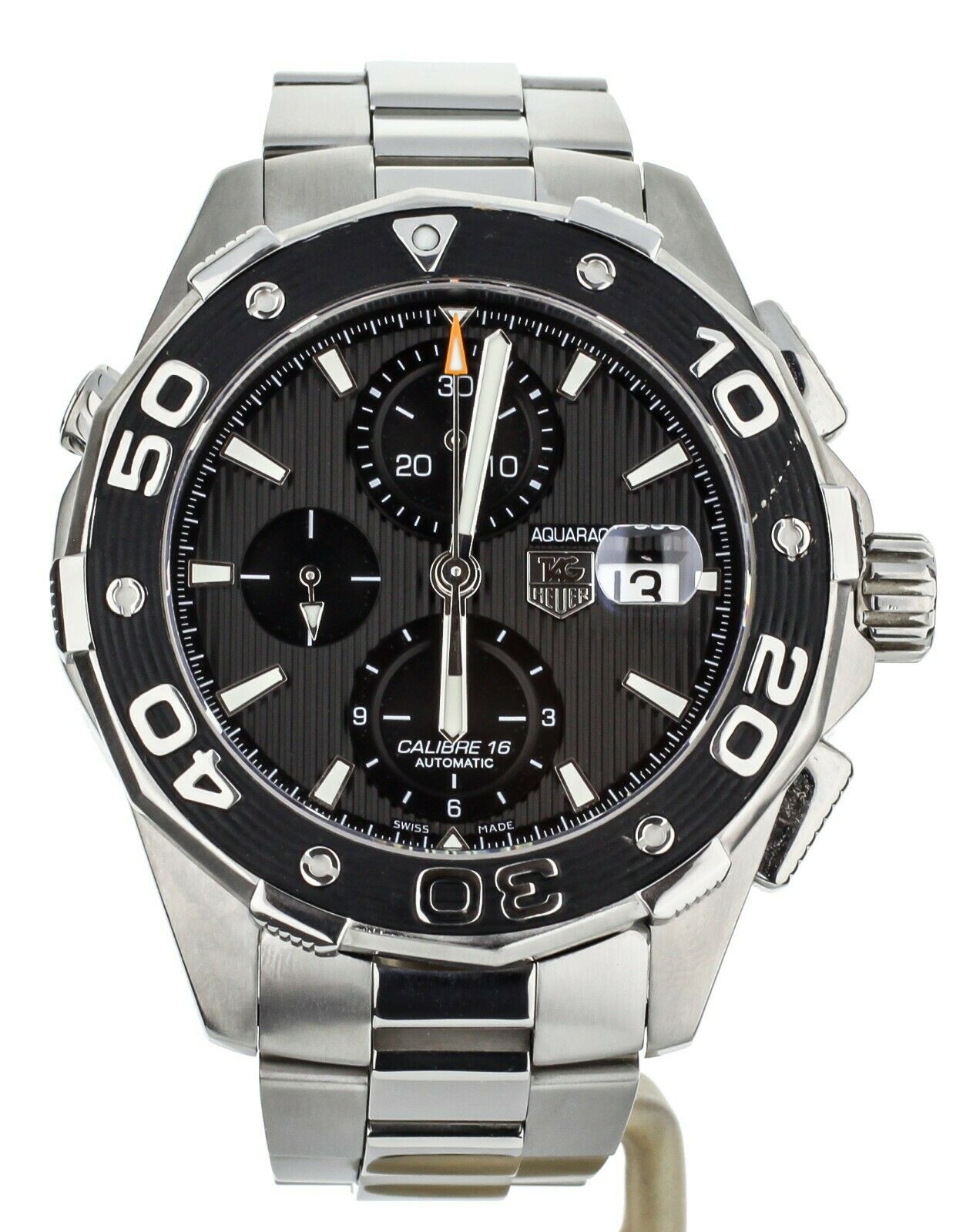 TAG HEUER AQUARACER 500 CHRONOGRAPH BRACELET 43MM REF: CAJ2110.BA0872 FULL SET