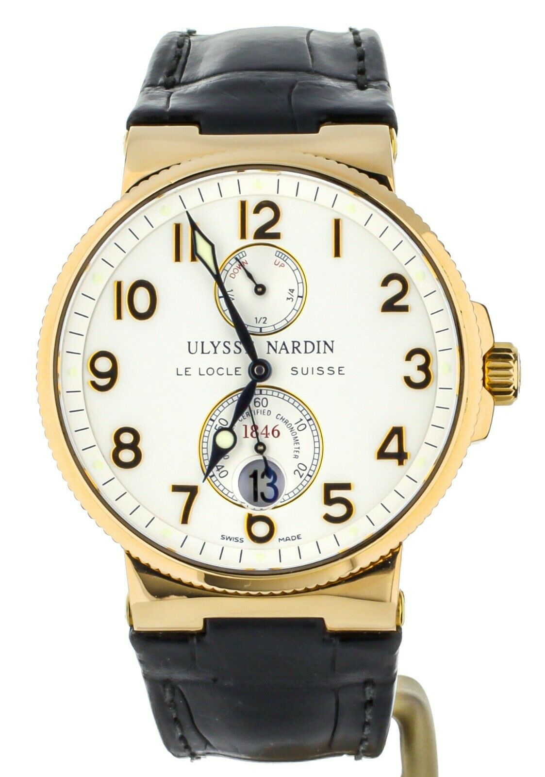 Ulysse Nardin Marine Chronometer Rose Gold 41mm 266-66 Full Set