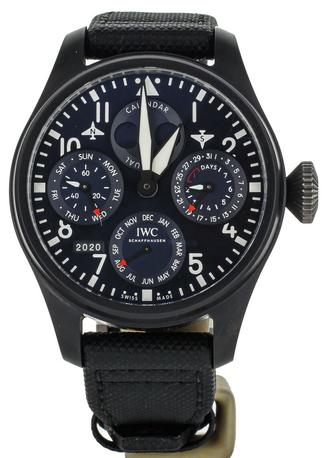 IWC Big Pilot Perpetual Calendar Rodeo Drive 46mm Blue Dial IW503001 Full Set
