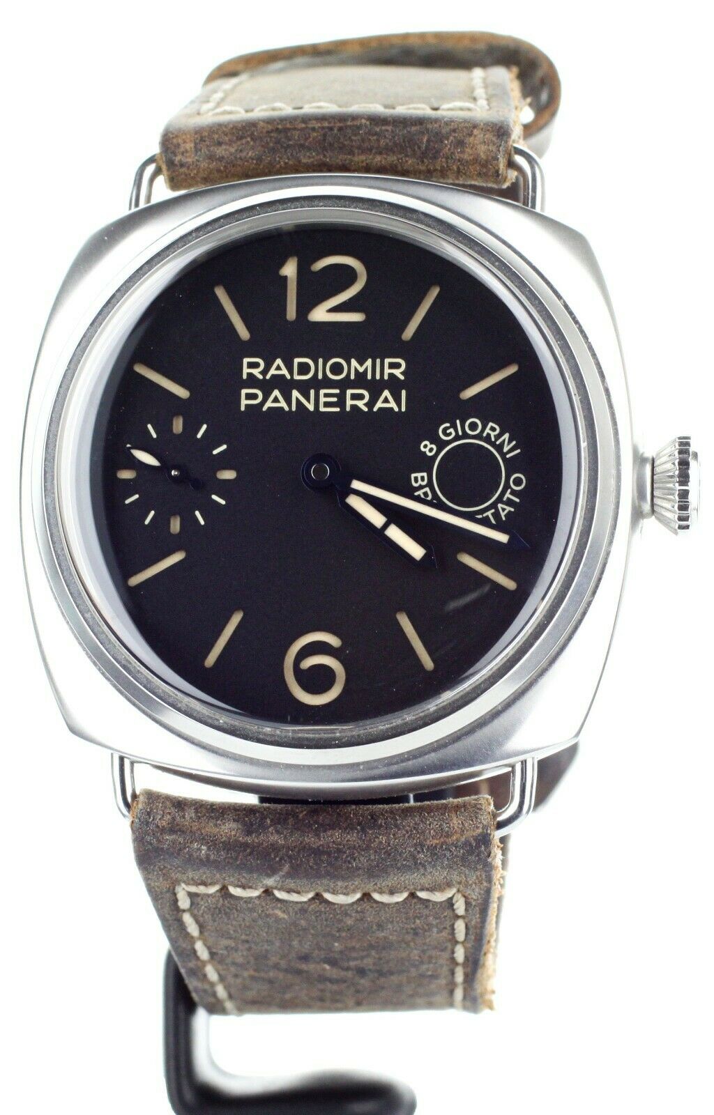 Panerai Radiomir 8 Days Stainless Steel Manual Wind 45mm pam992 Complete Set