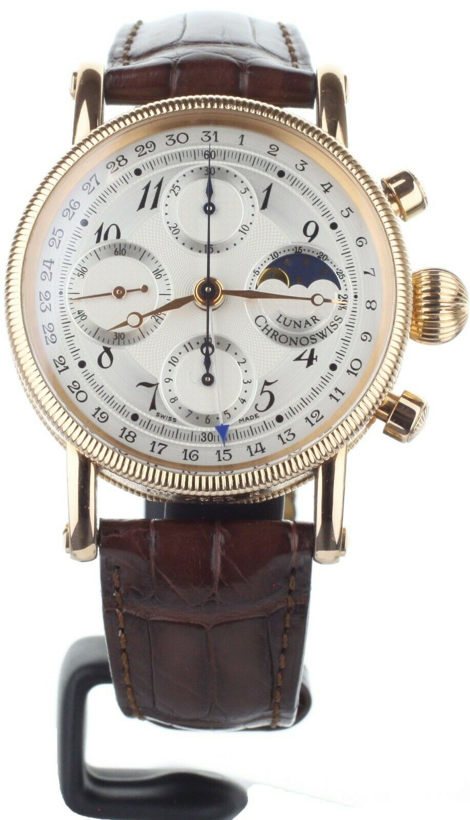 CHRONOSWISS OPUS ANNUAL CALENDAR MOONPHASE ROSE GOLD 7522R FULL SET