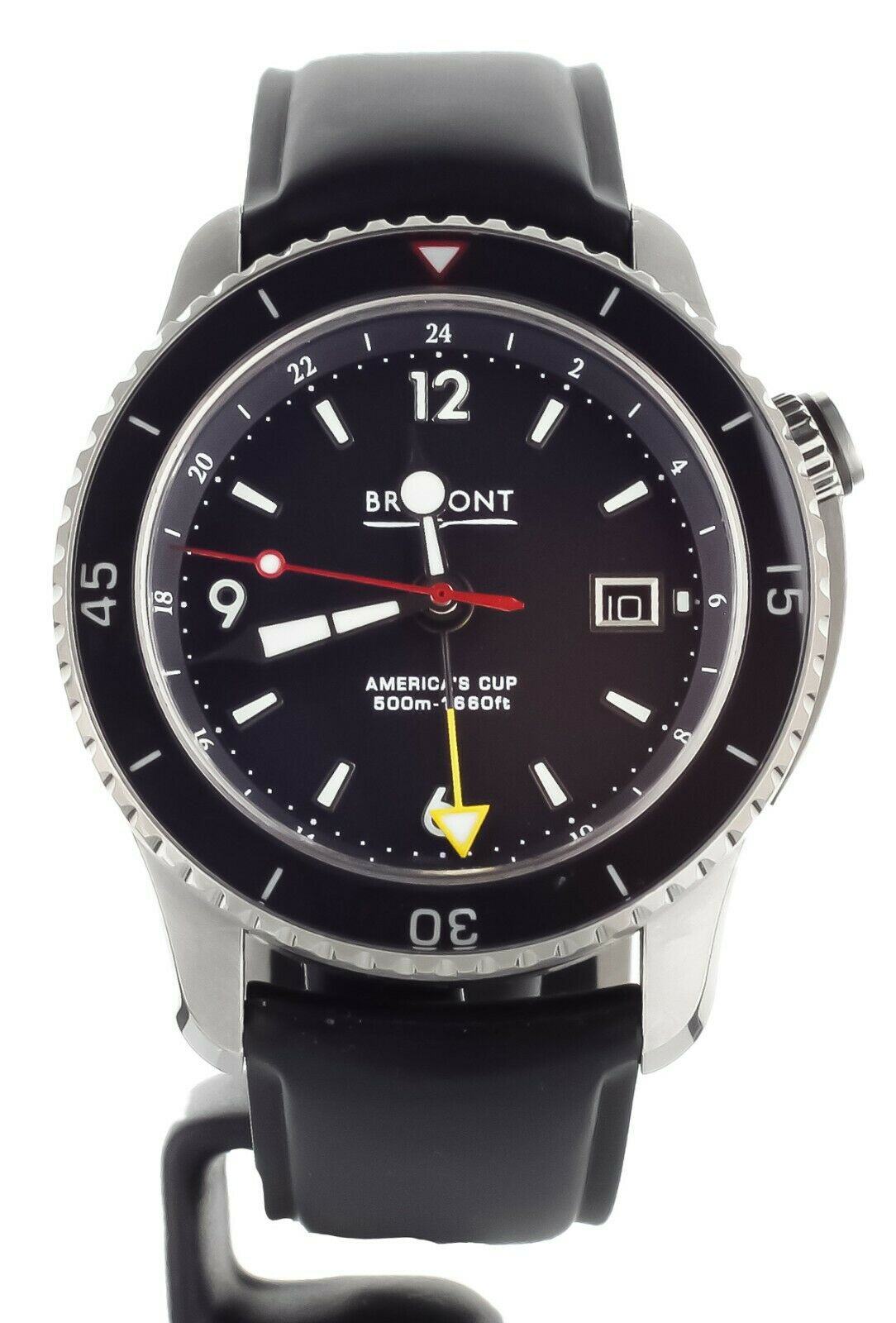 BREMONT SUPERMARINE AMERICAS CUPSTAINLESS STEEL 43MM AC-TI-GMT FULL SET