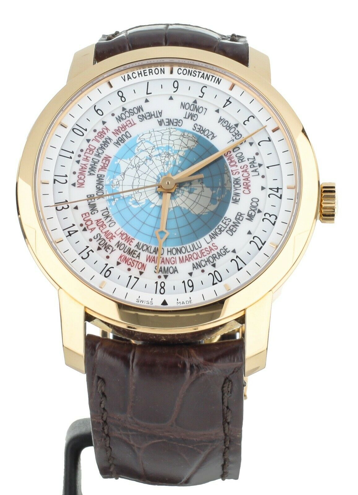VACHERON CONSTANTIN PATRIMONY TRADITIONELLE WORLD TIME 42MM  86061/000R-9640