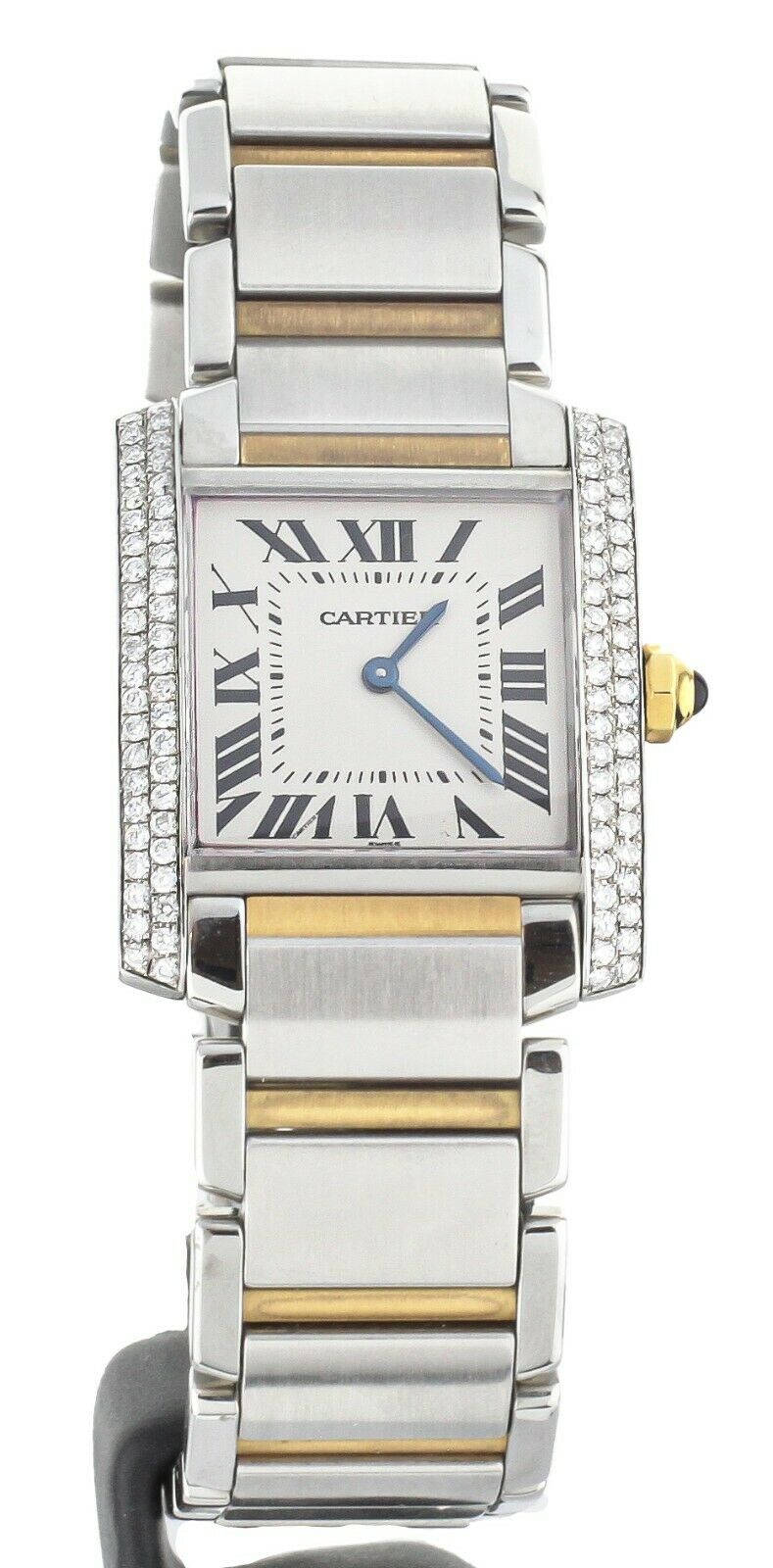 Cartier Tank Francaise Stainless Steel Yellow Gold Quartz. Ref: W2TA0003/2301
