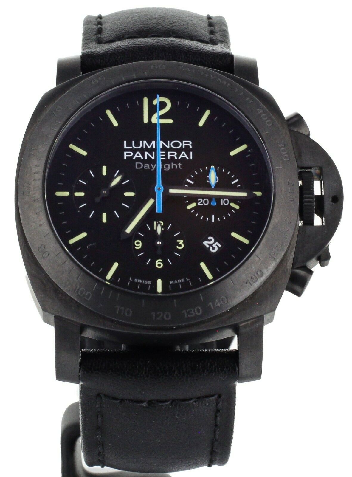 Panerai Luminor Chronograph Daylight PVD Stainless Steel 44mm PAM363 Serviced