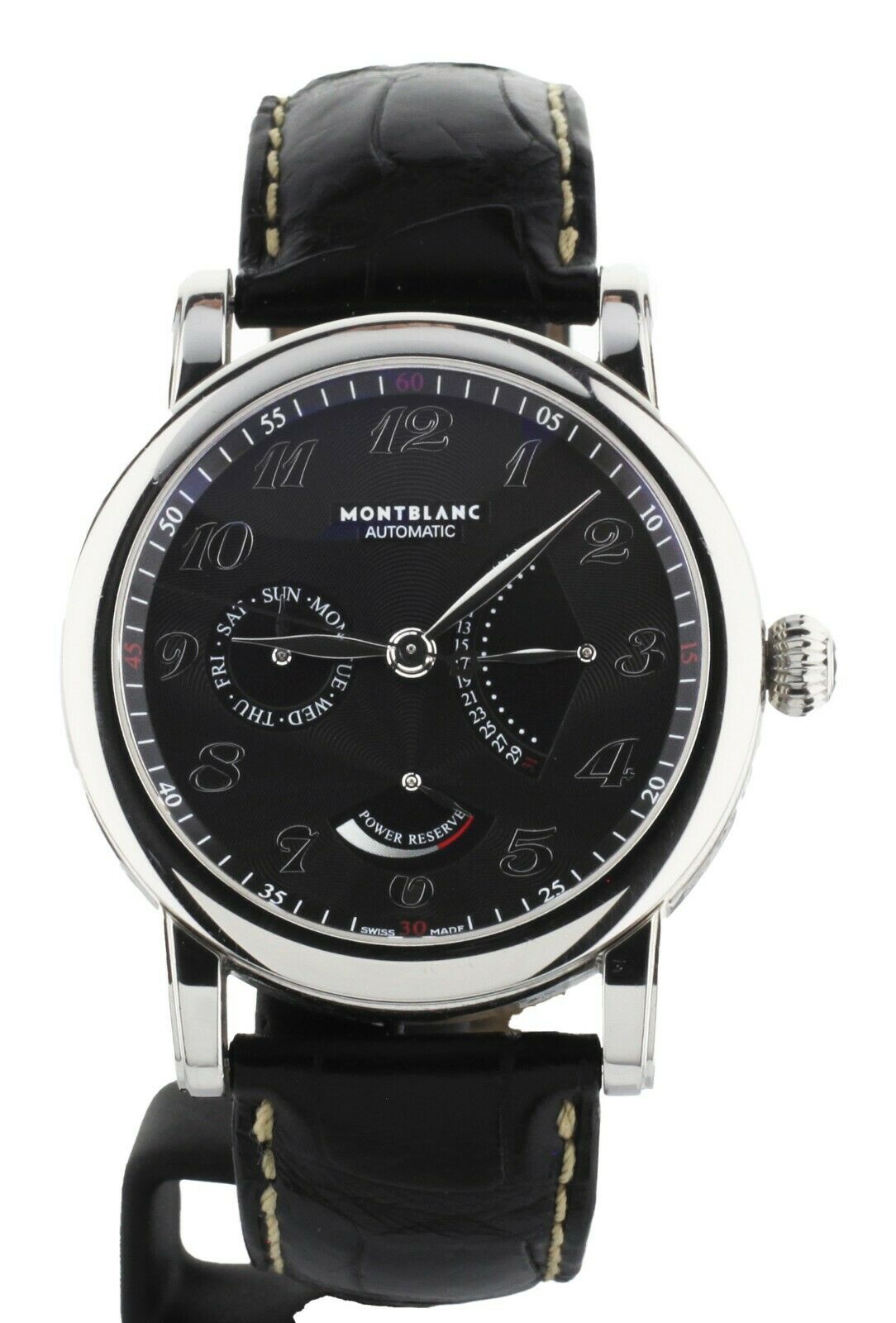 Montblanc Star Retrograde 42mm Black Dial 106528 Full Set