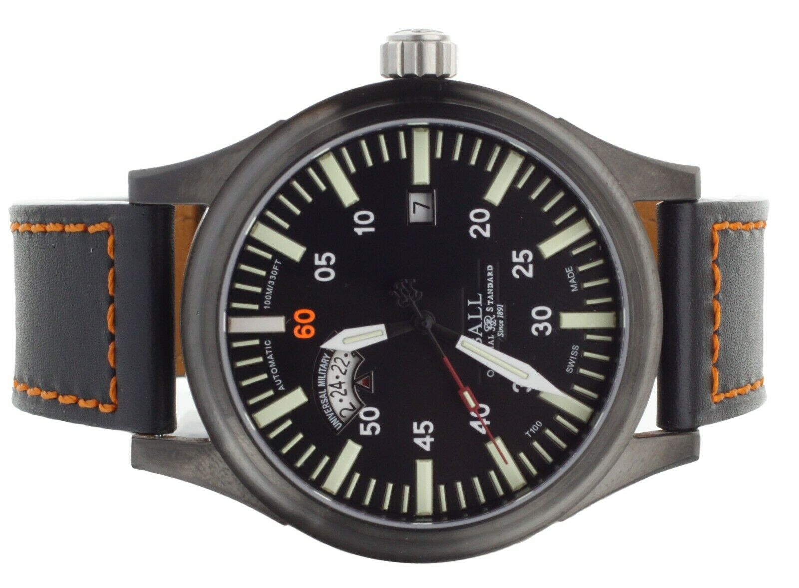 BALL FIREMAN NIGHT TRAIN STAINLESS STEEL 43MM NM-1092-C-L18-BK