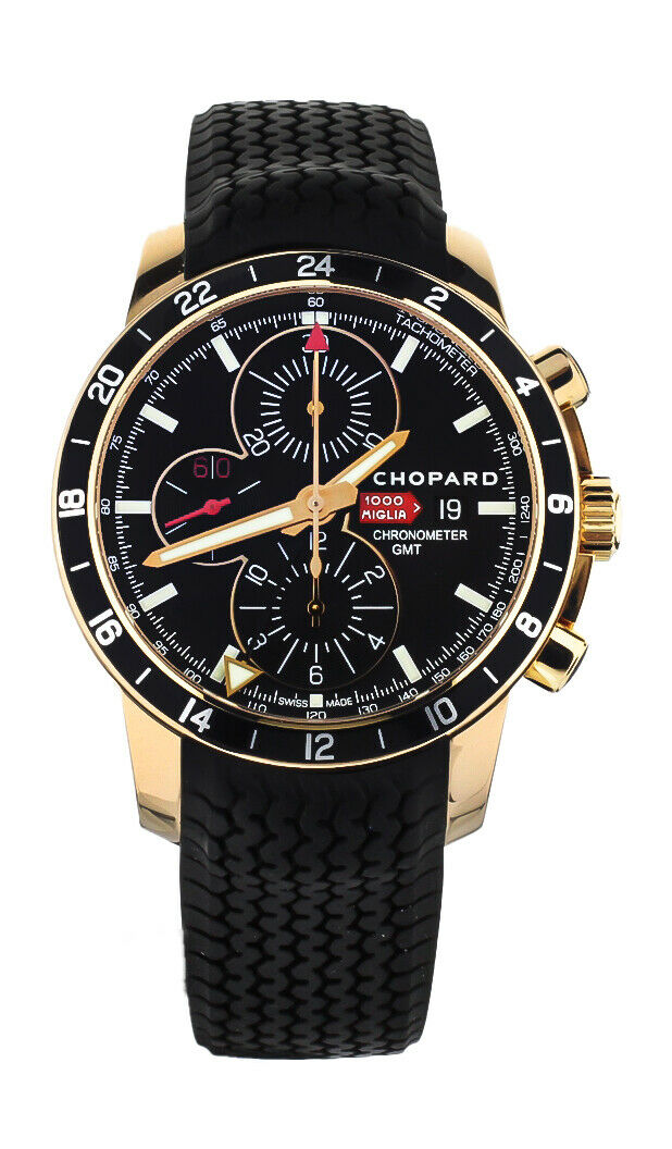 chopard Mille Miglia GMT Chronograph yellow gold 42mm 133/250 ref:1288 Full Set