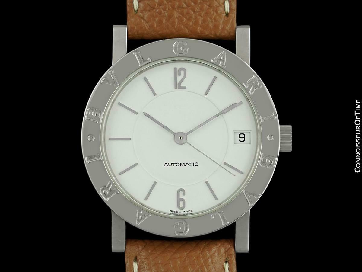 BVLGARI BVLGARI (Bulgari) Mens Automatic SS Steel, BB 33 SL - Mint with Warranty