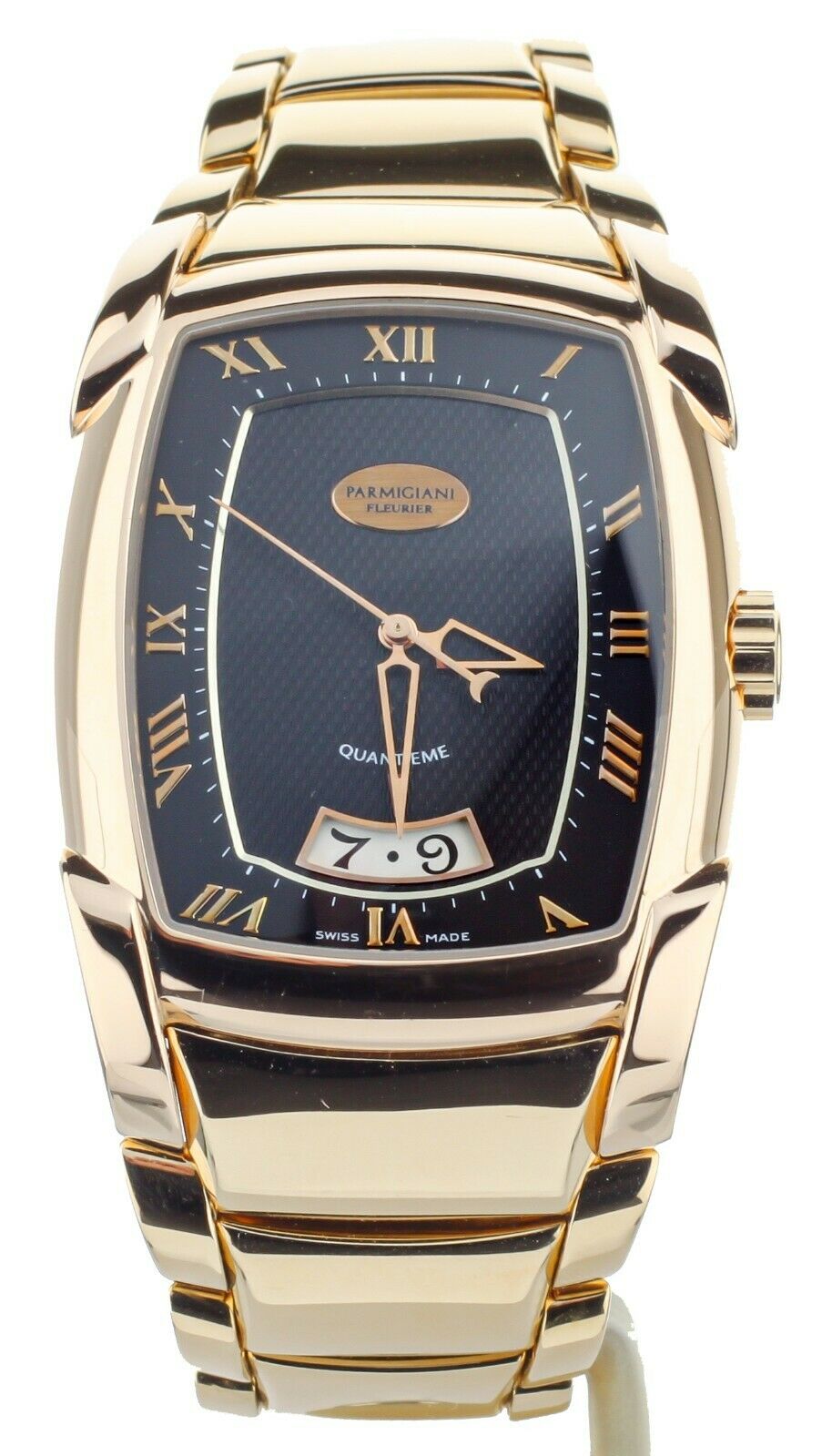 PARMIGIANI KALPA GRANDE XL QUANTIEME ROSE GOLD BRACELET BLACK DIAL