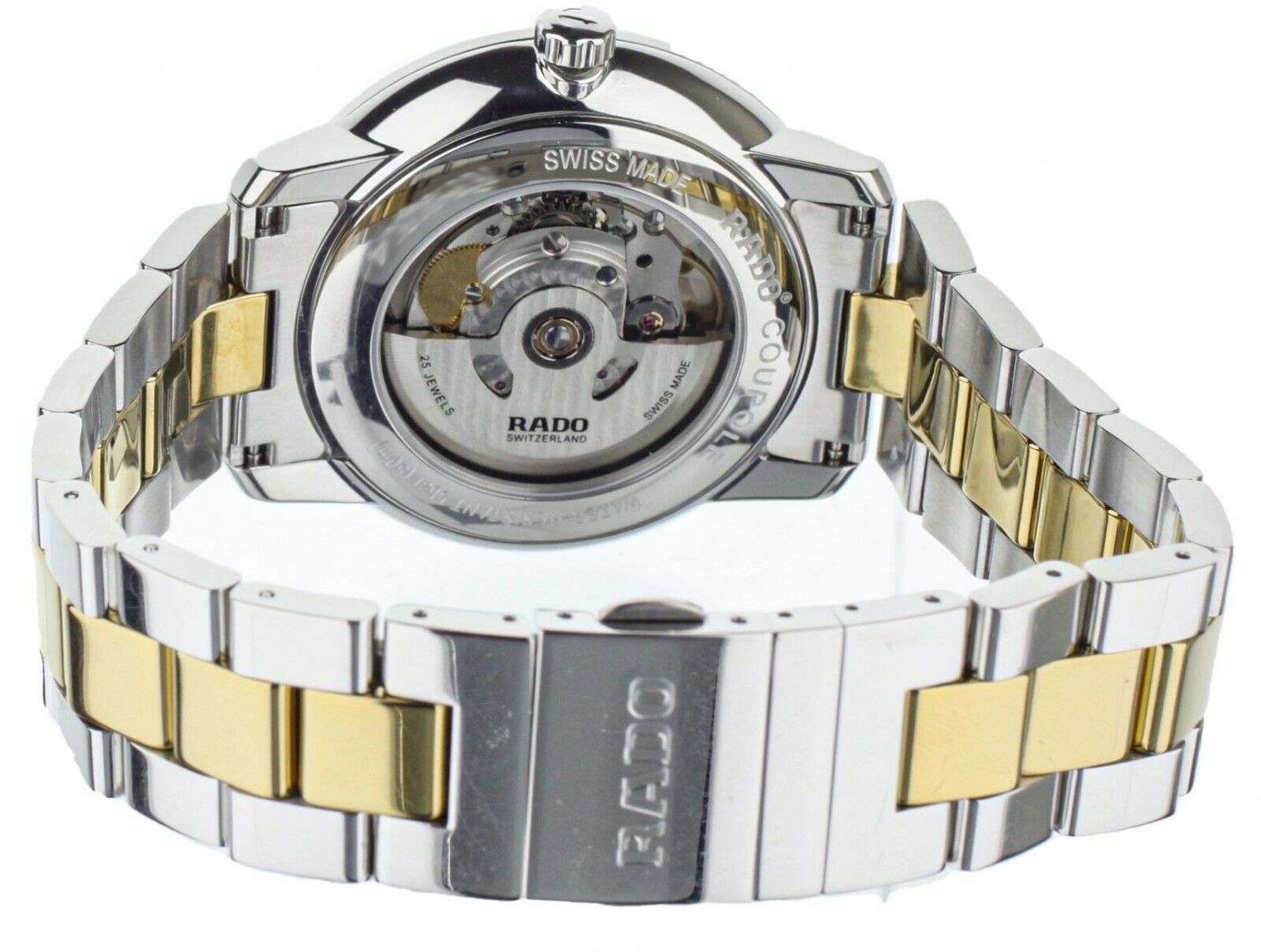 Rado Coupole 763.3876.4 Men\'s Black Leather Analog Dial Quartz Wrist Watch WAT22 Rado] Coupole Ref 763.3876.4 : r/Watches main image 3