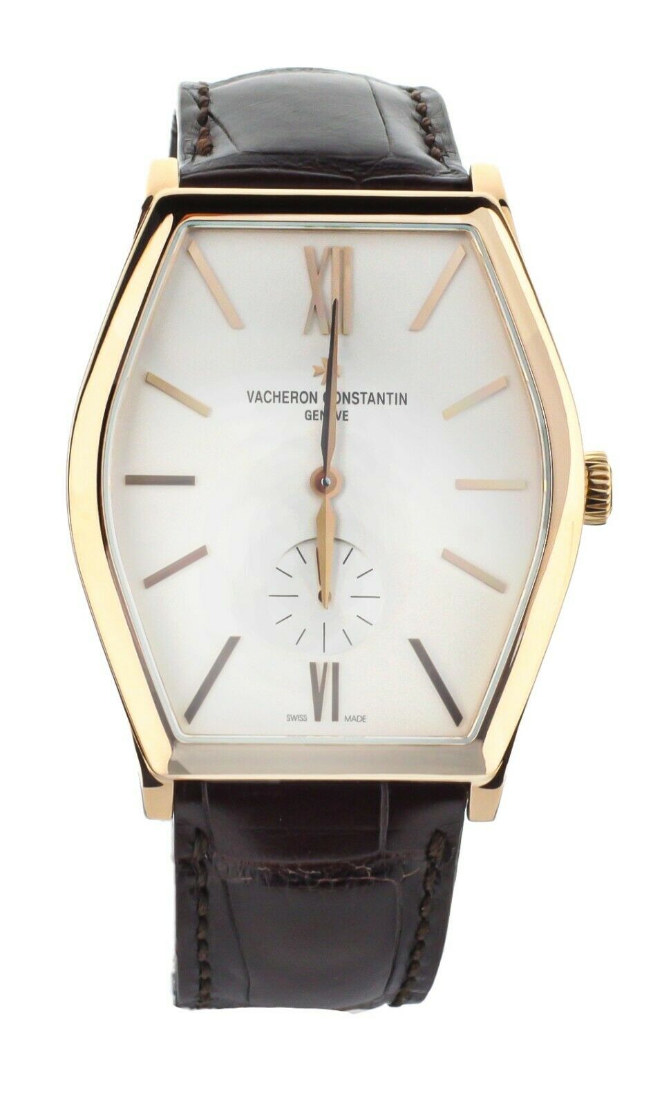 VACHERON CONSTANTIN MALTE SMALL SECONDS ROSE 36x47MM 82130/000r-9755 FULL SET