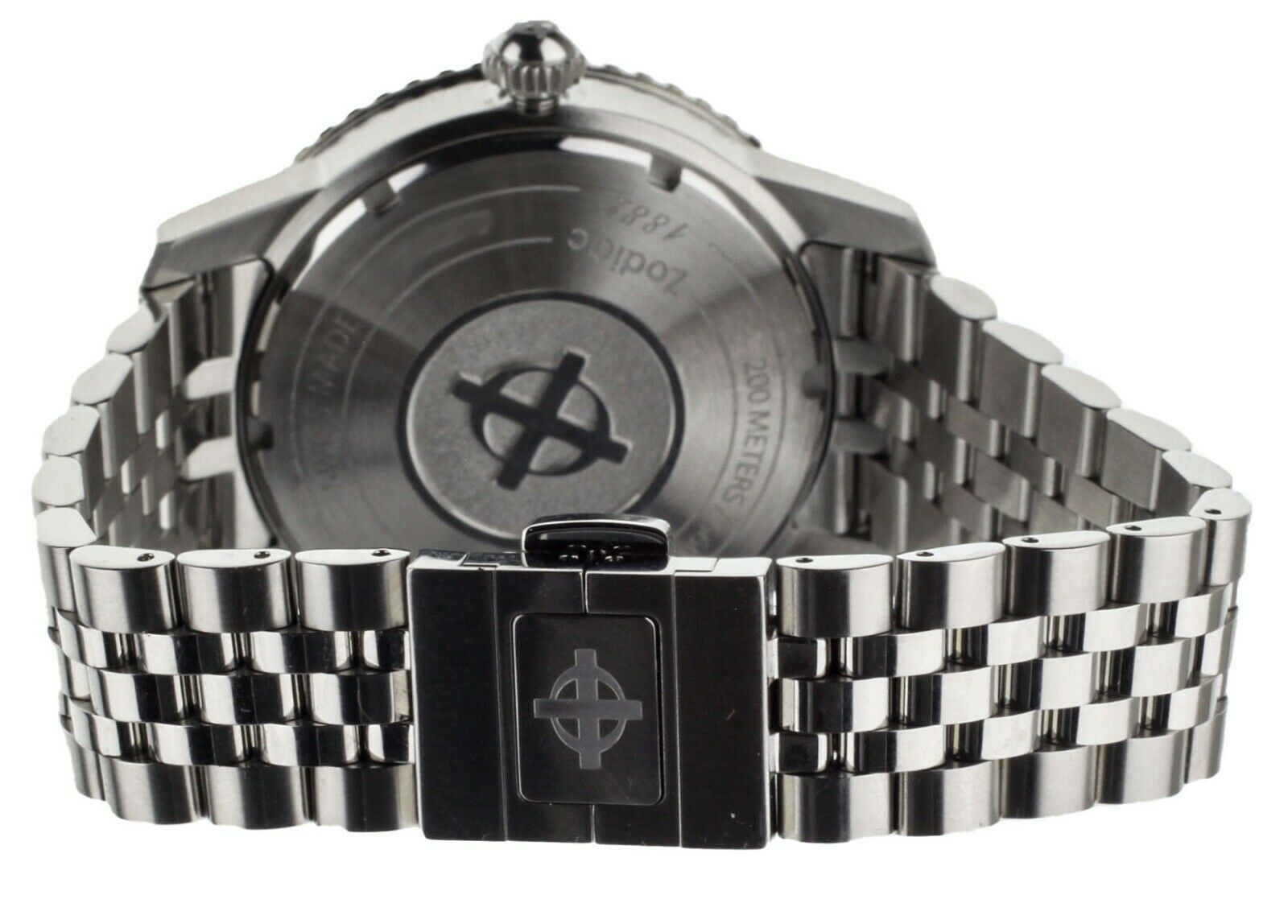 ZODIAC SUPER SEA WOLF STAINLESS STEEL BLUE DIAL ON BRACELET 40MM