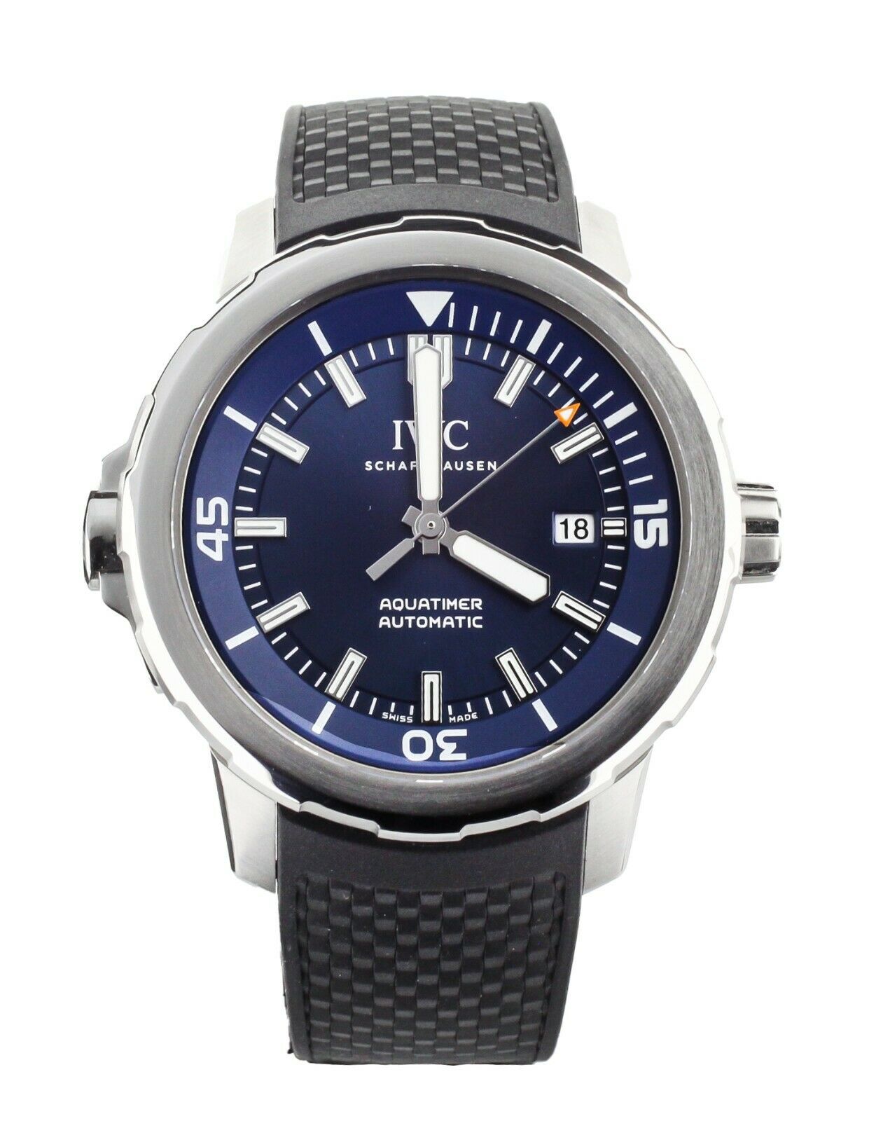 IWC AQUATIMER JACQUES COUSTEAU STAINLESS STEEL  BLUE DIAL 42MM IW329005 FULL SET