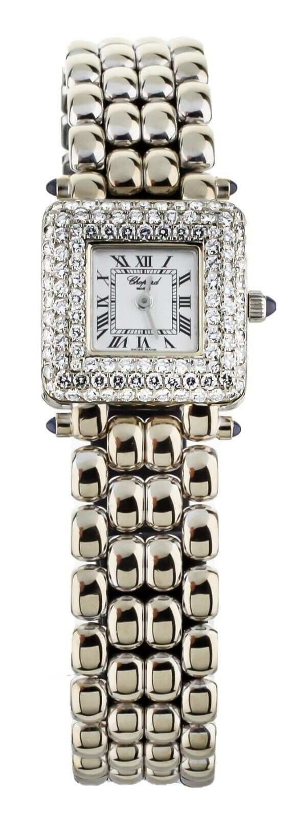 Chopard Classic Diamond White Gold White Dial Quartz 21mm 10/6115-23 Full set