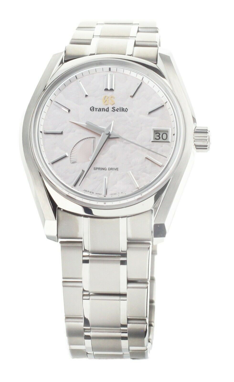 GRAND SEIKO SEASONS SHUNBUN "SPRING" TITANIUM PINK DIAL 40MM SBGA413 FULL SET