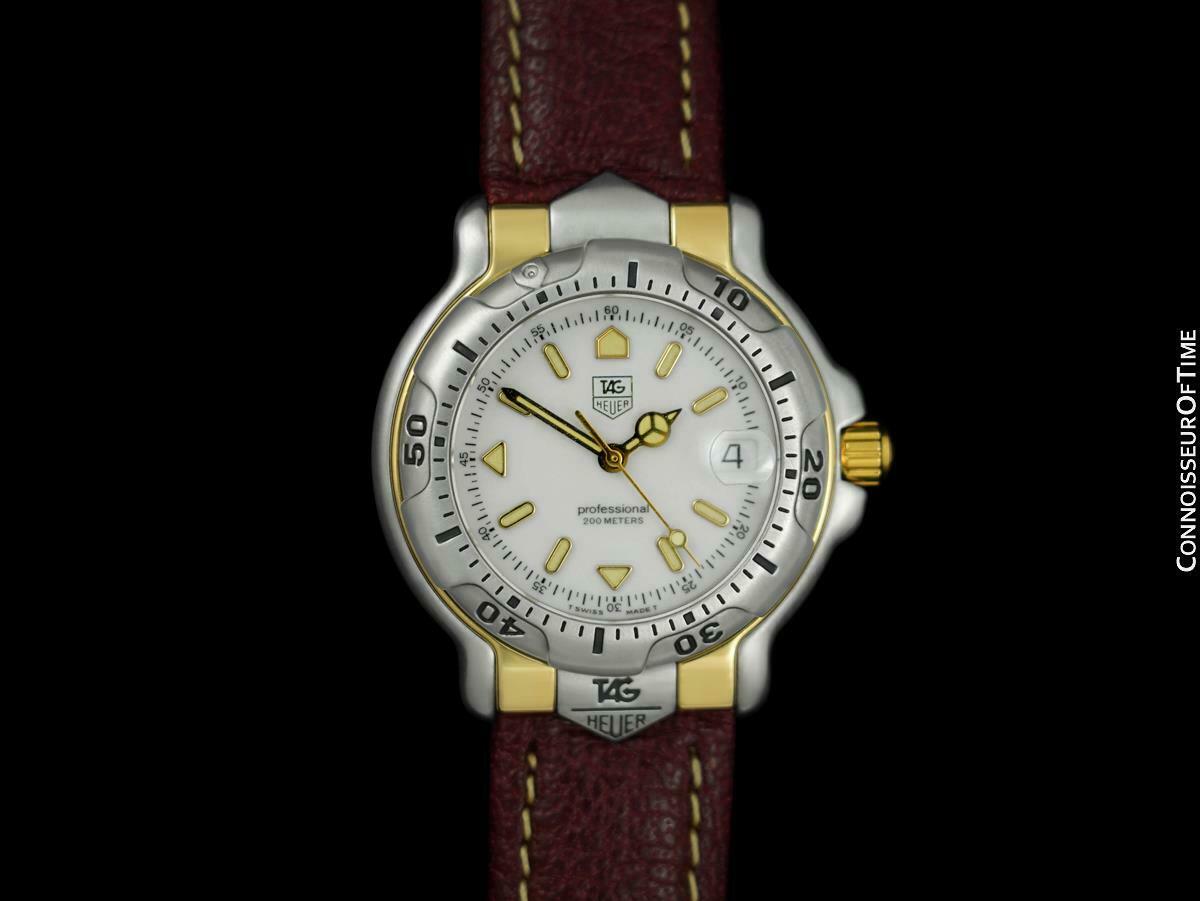 TAG Heuer Professional 6000 Mens Divers 18K Gold  SS Watch - Mint with Warranty