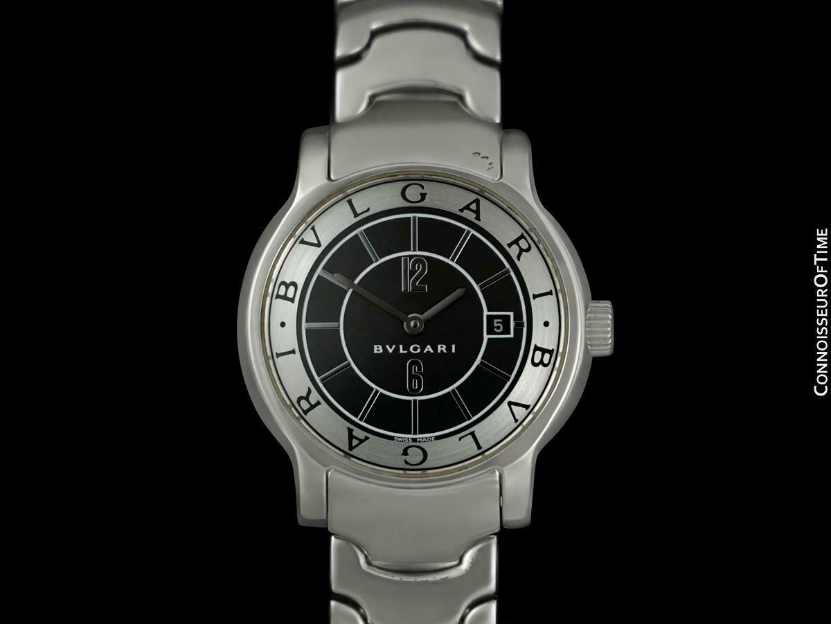 BVLGARI (BULGARI) SOLOTEMPO Ladies 29mm SS Steel Watch - Mint with Warranty