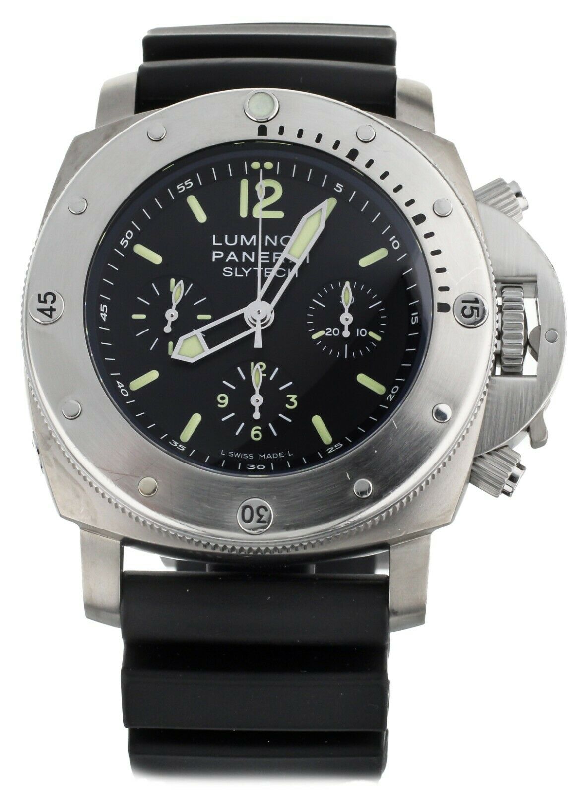 Panerai Luminor Submersible Chronograph 100m SLYTECH Titanium PAM202 Full Set