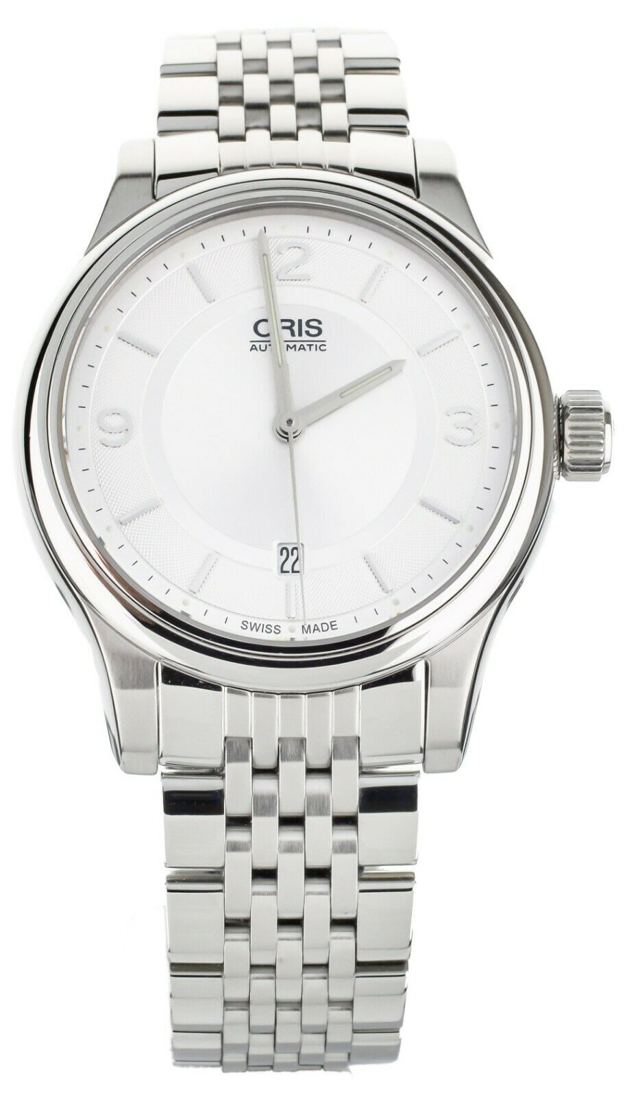 ORIS CLASSIC DATE STAINLESS STEEL ON BRACELET 42MM 01 733 7594 FULL SET