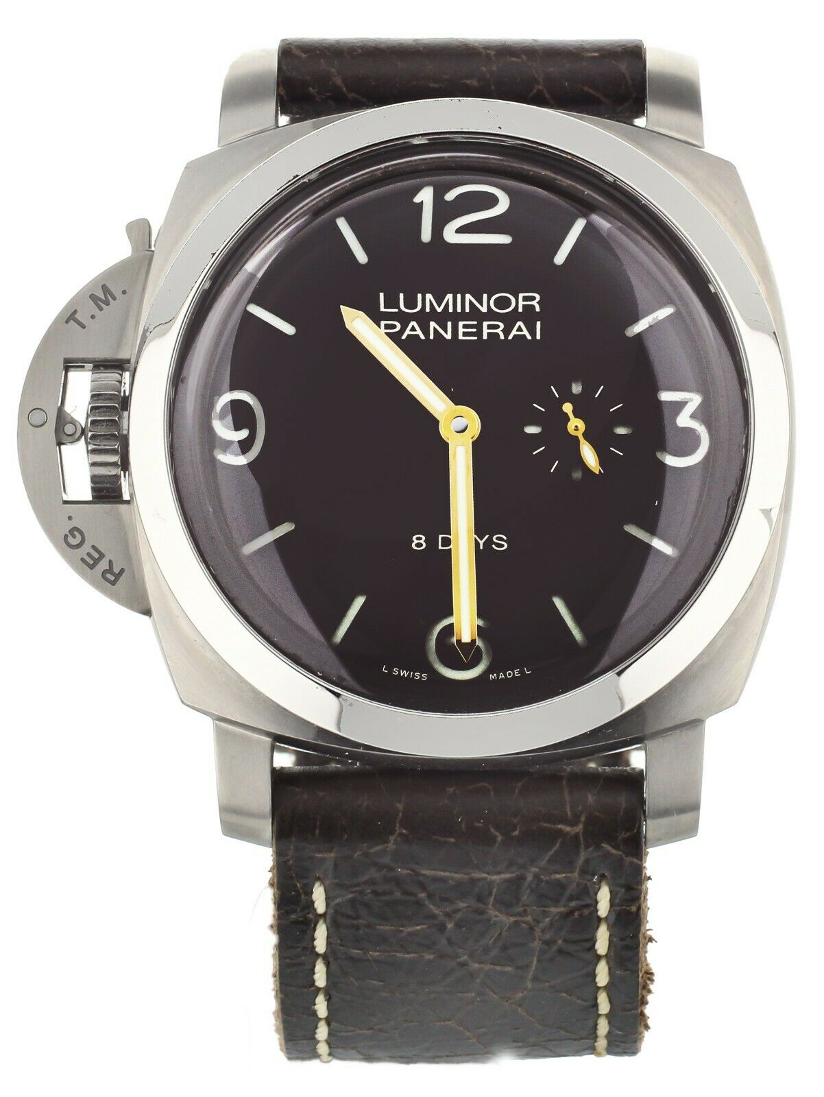 Panerai Luminor 1950 Left Handed 8 Days Titanium Manual 47mm PAM368 Full Set