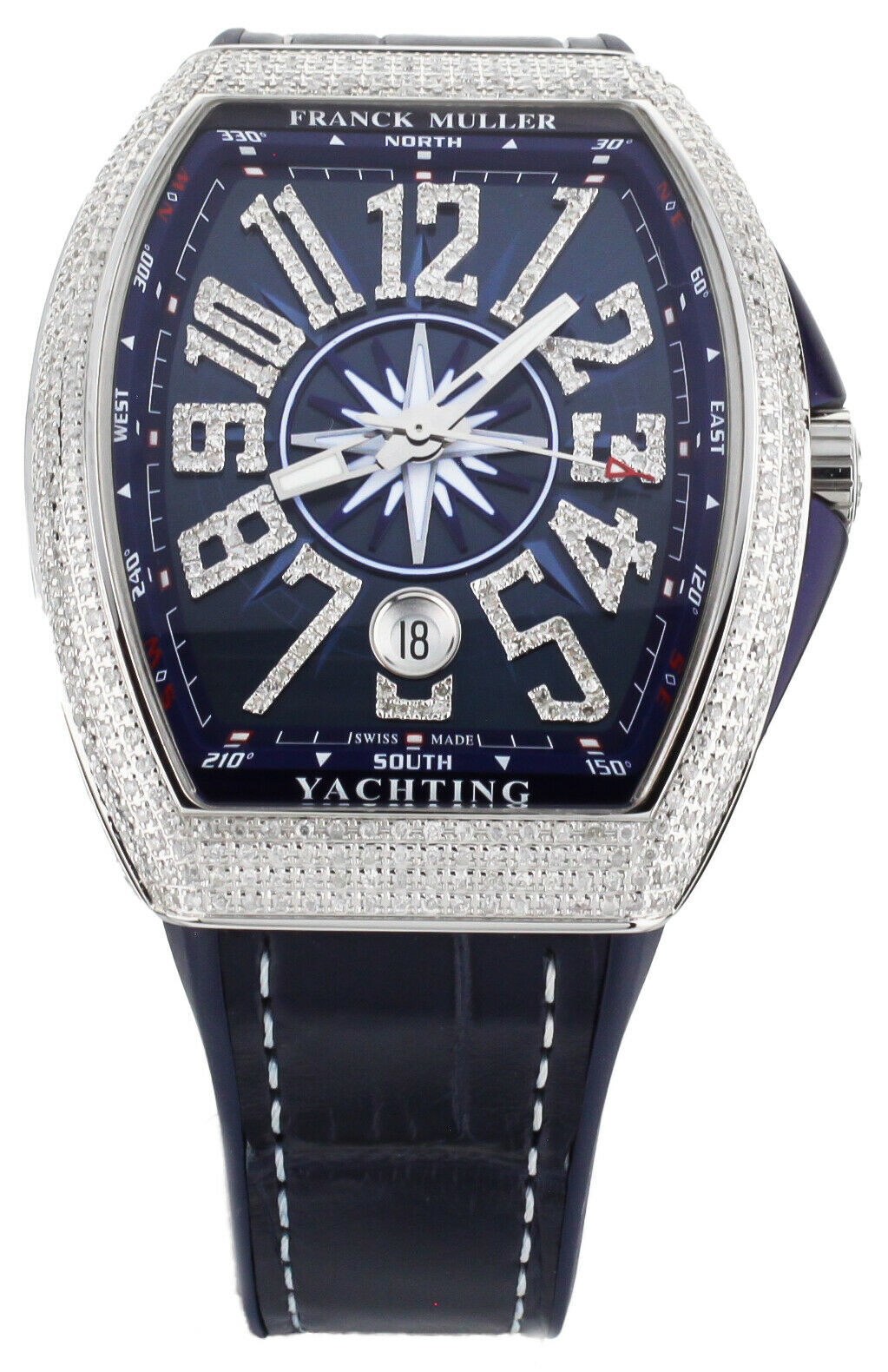 FRANCK MULLER VANGUARD YACHTING V41 SC DT 41MM STAINLESS STEEL FULL SET