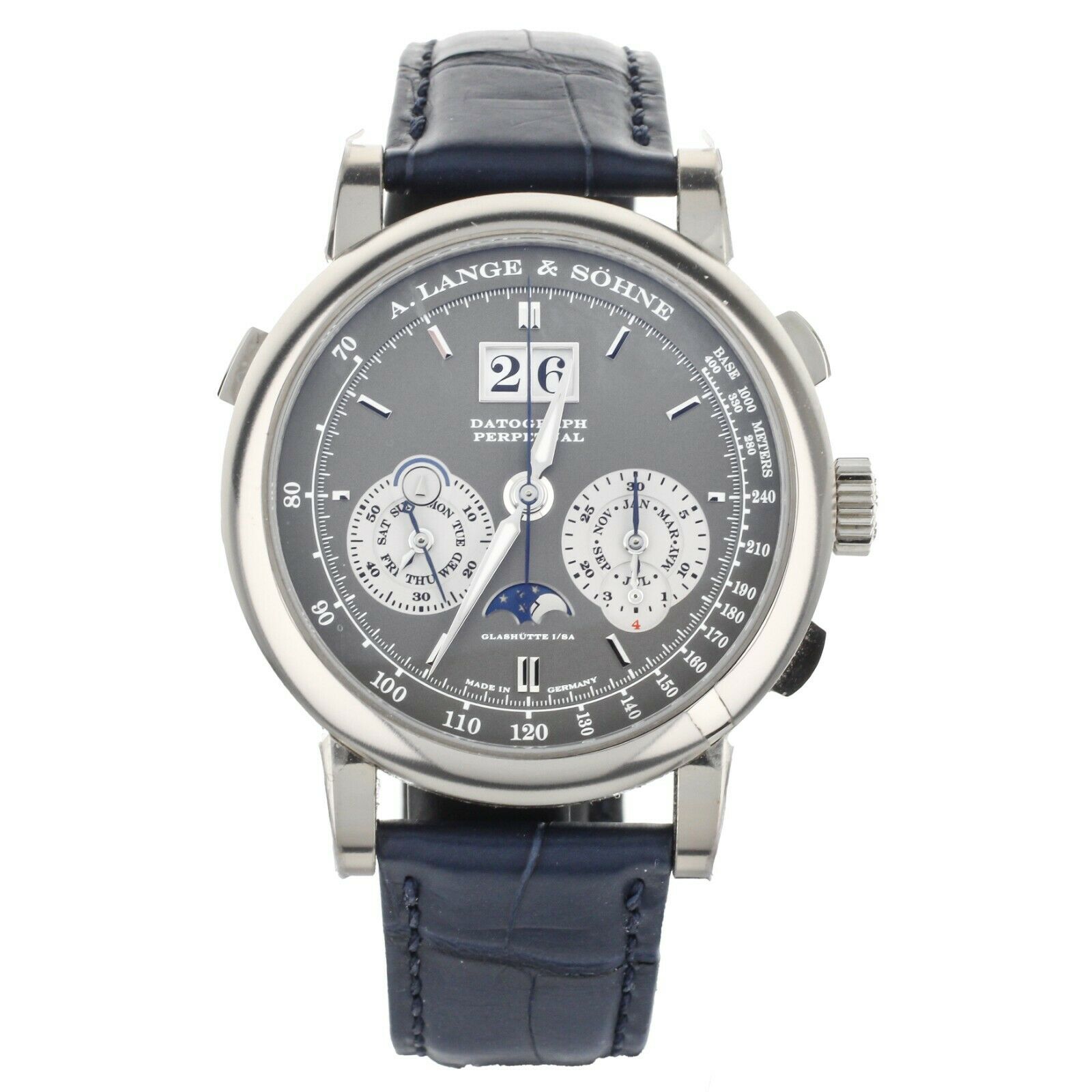 A. Lange  Sohne Datograph Perpetual White Gold Grey Dial 41mm
