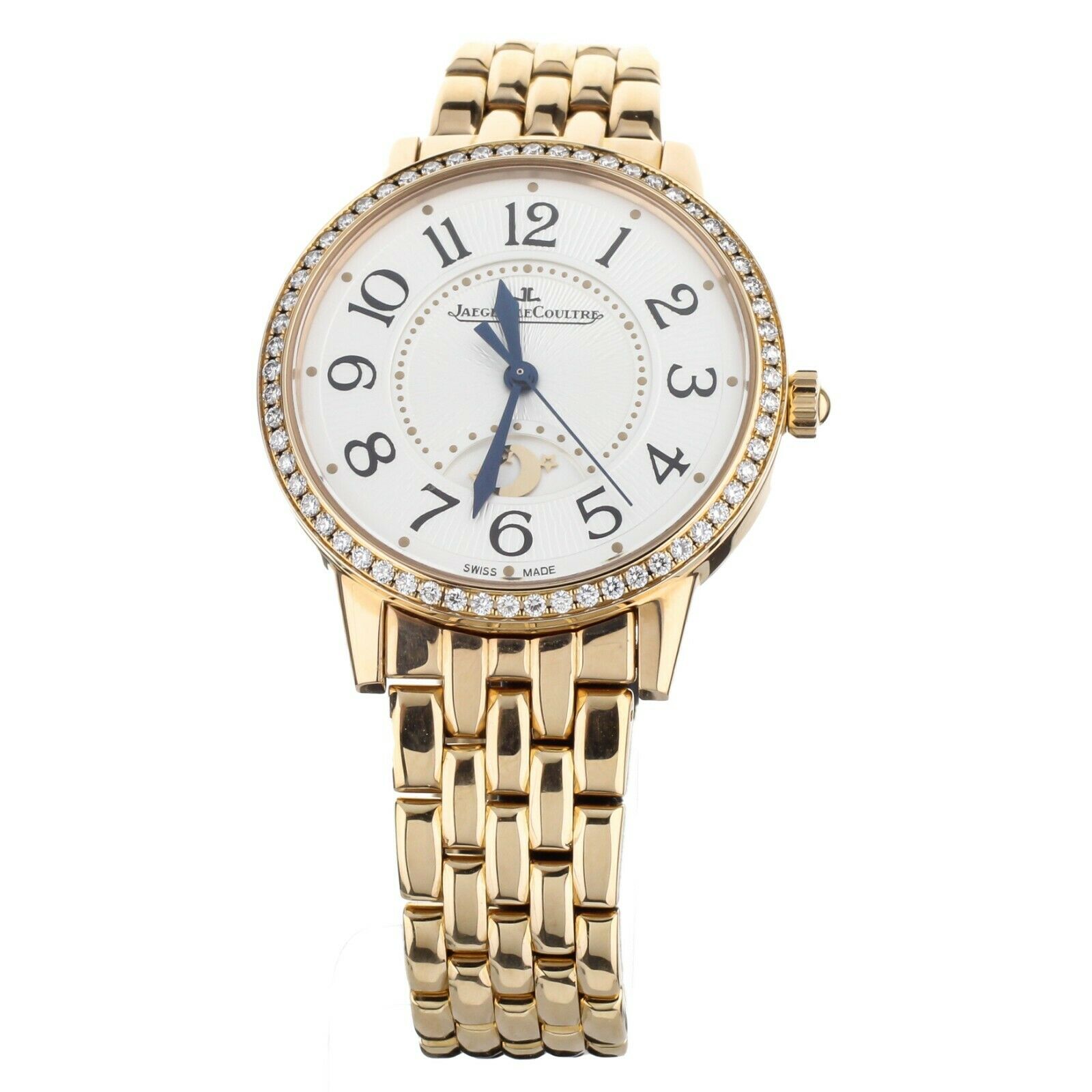 Jaeger LeCoultre Rendez-Vous Silver Dial Rose Gold 34mm Q3442120 Full Set
