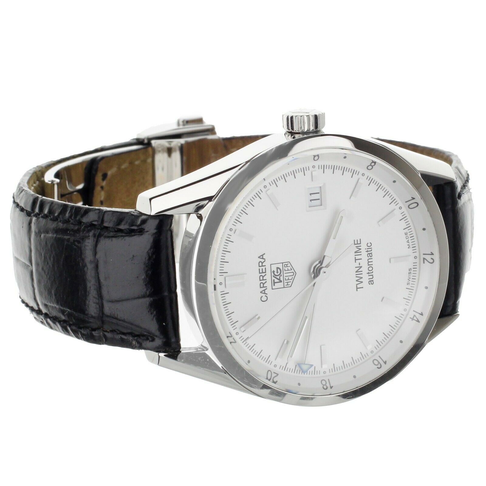 TAG HEUER CARRERA TWIN TIME WV2116-0 STAINLESS STEEL AUTOMATIC