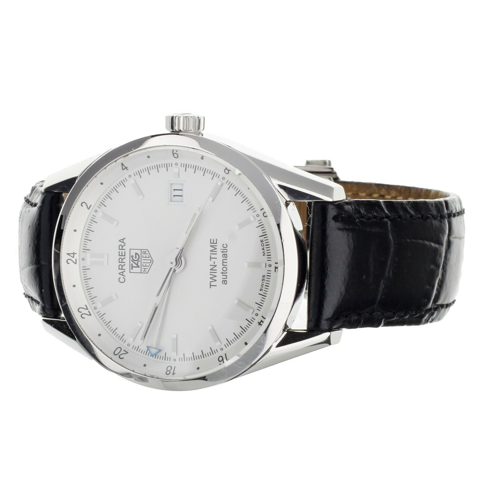 TAG HEUER CARRERA TWIN TIME WV2116-0 STAINLESS STEEL AUTOMATIC