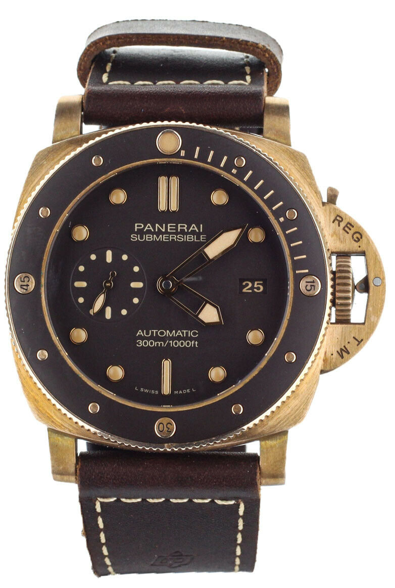 Panerai Luminor Submersible  Bronzo Brown Dial 47mm PAM968