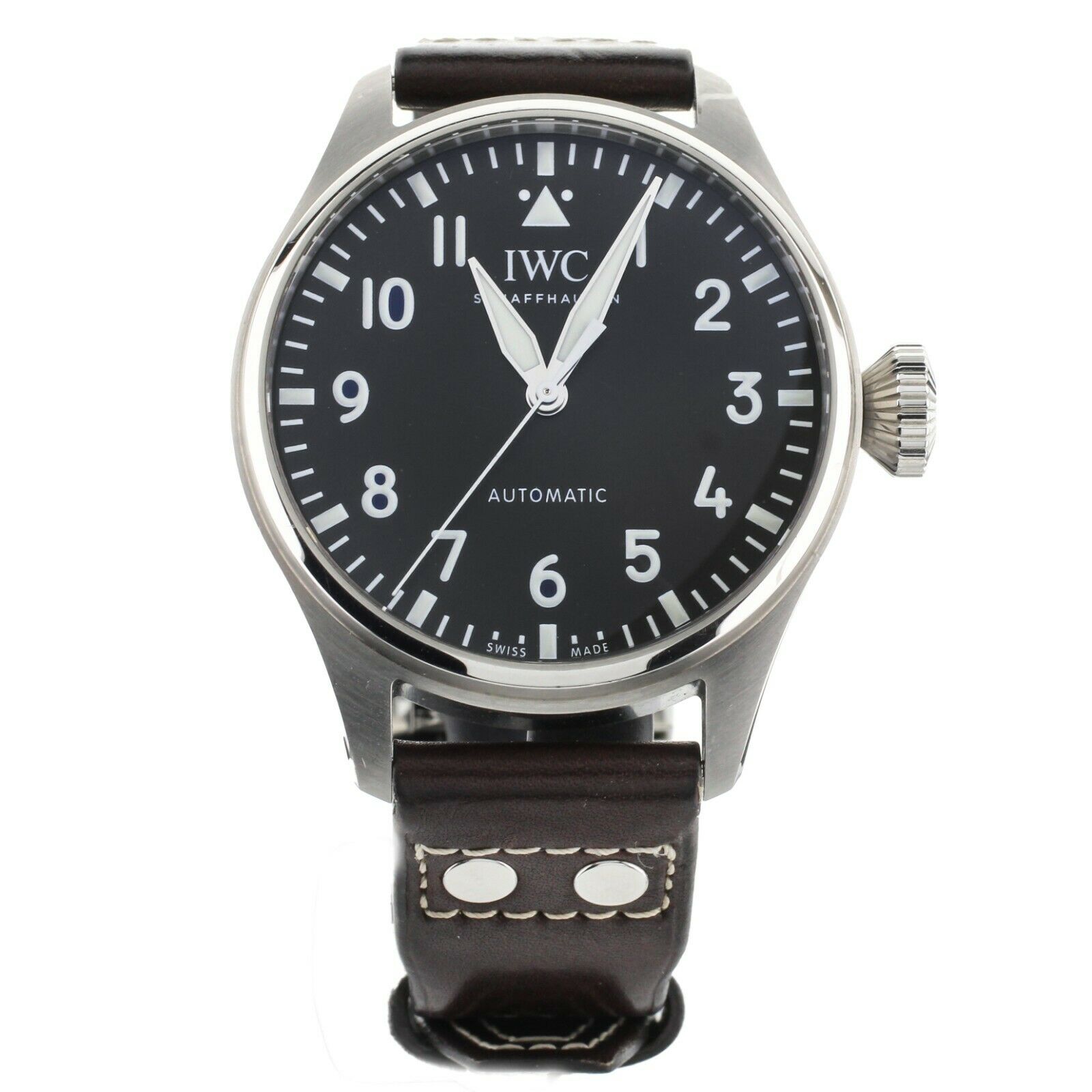 IWC Big Pilot's Watch 43  Stainless Steel Black Dial 43mm IW329301 Full Set