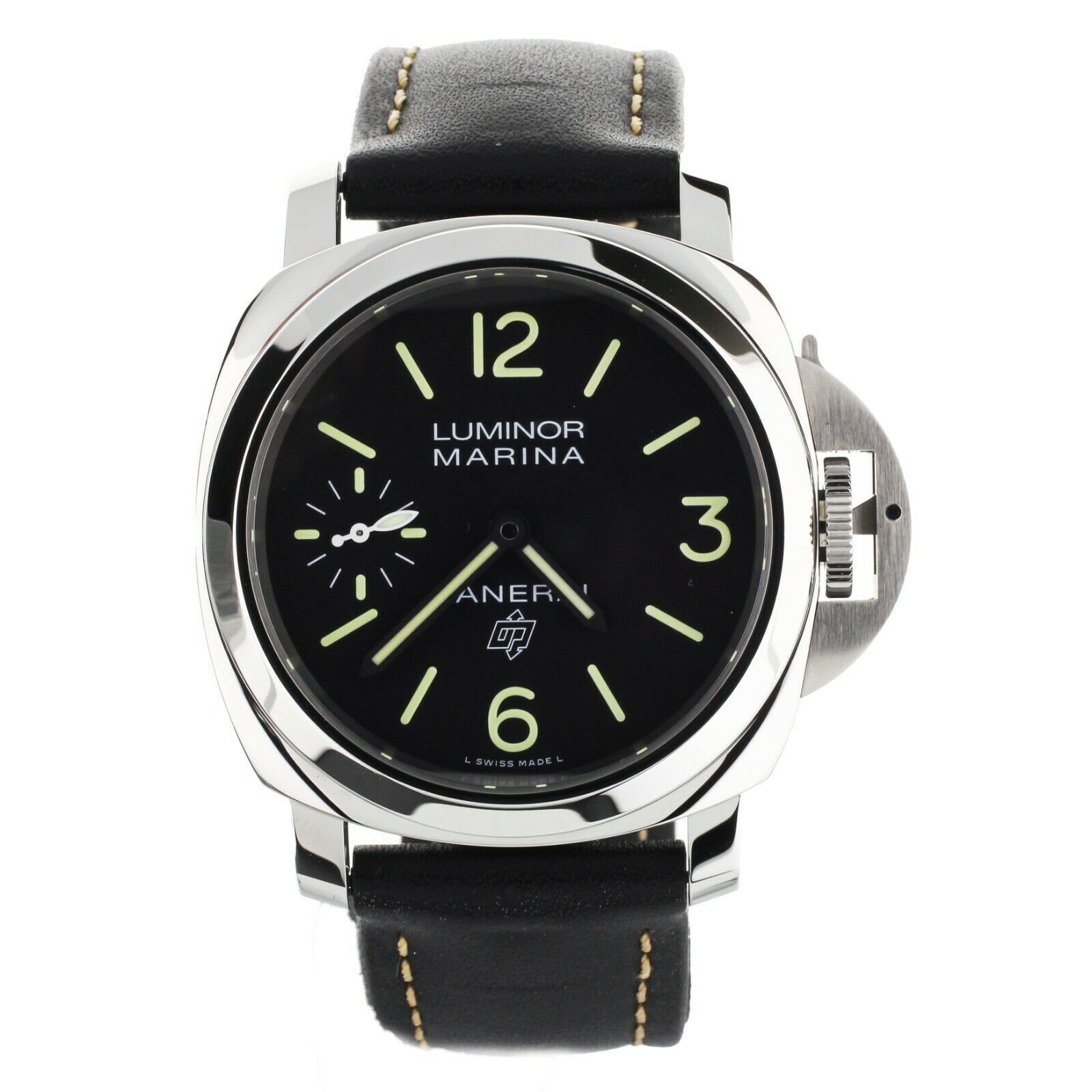 Panerai Luminor Marina Black Dial 44mm Stainless Steel Manual PAM776 Full Set