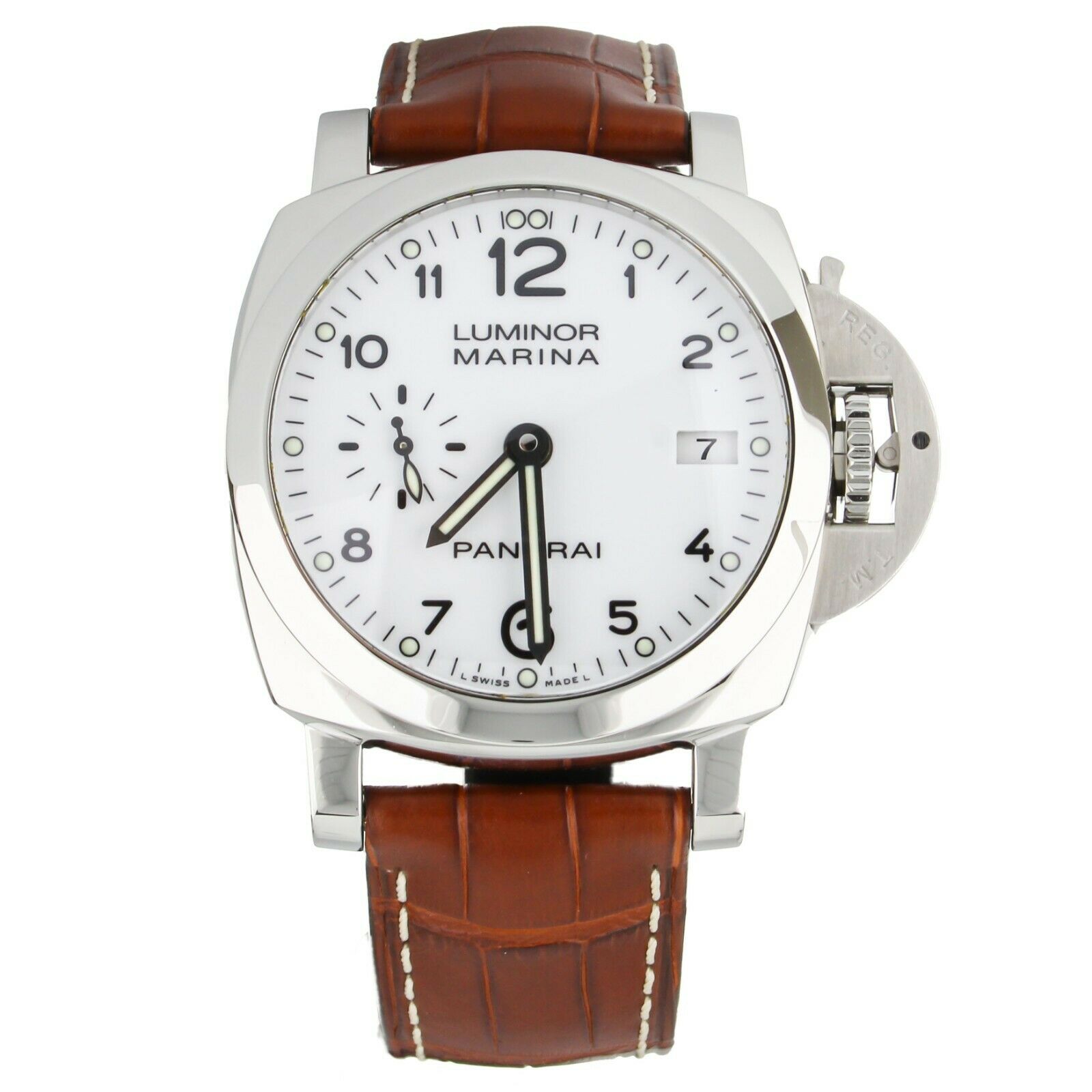 Panerai Luminor Marina 1950 Stainless Steel White Dial 44mm  PAM00523 Full Set