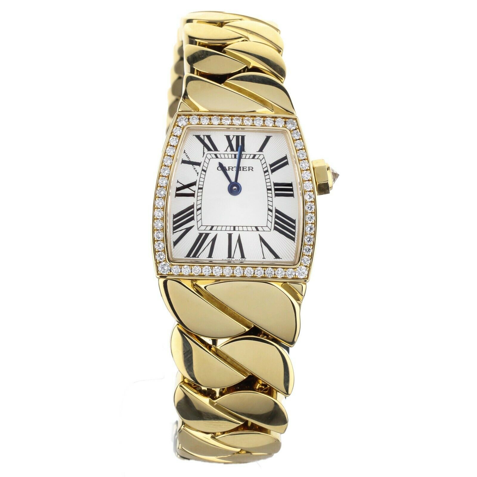 Cartier La Dona Diamond Bezel Yellow Gold on Bracelet