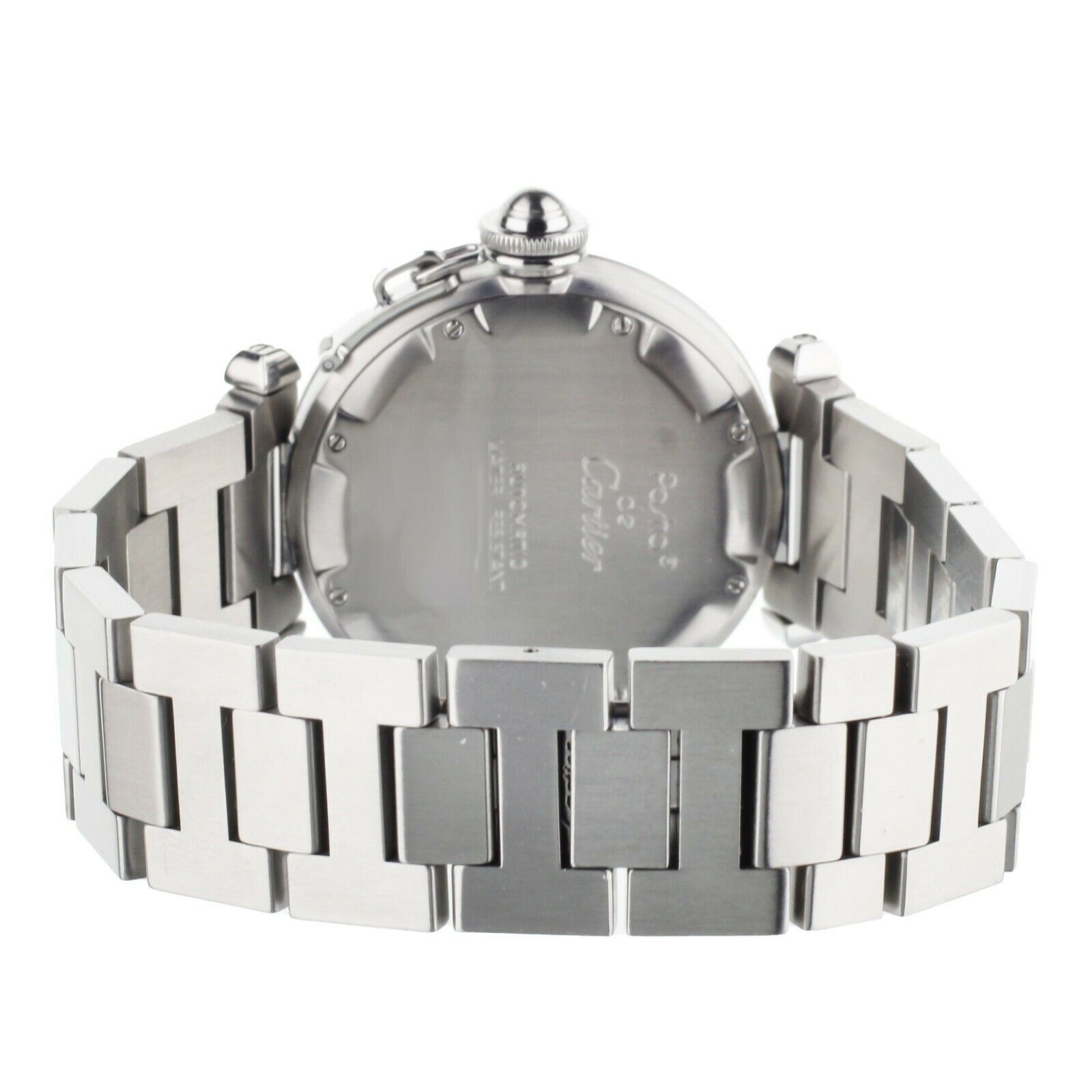 Cartier Pasha White Dial Stainless Steel Automatic On  display picture 1