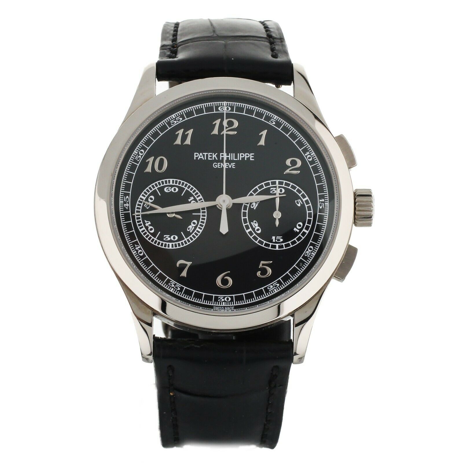 Patek Philippe Chronograph White Gold Black Dial