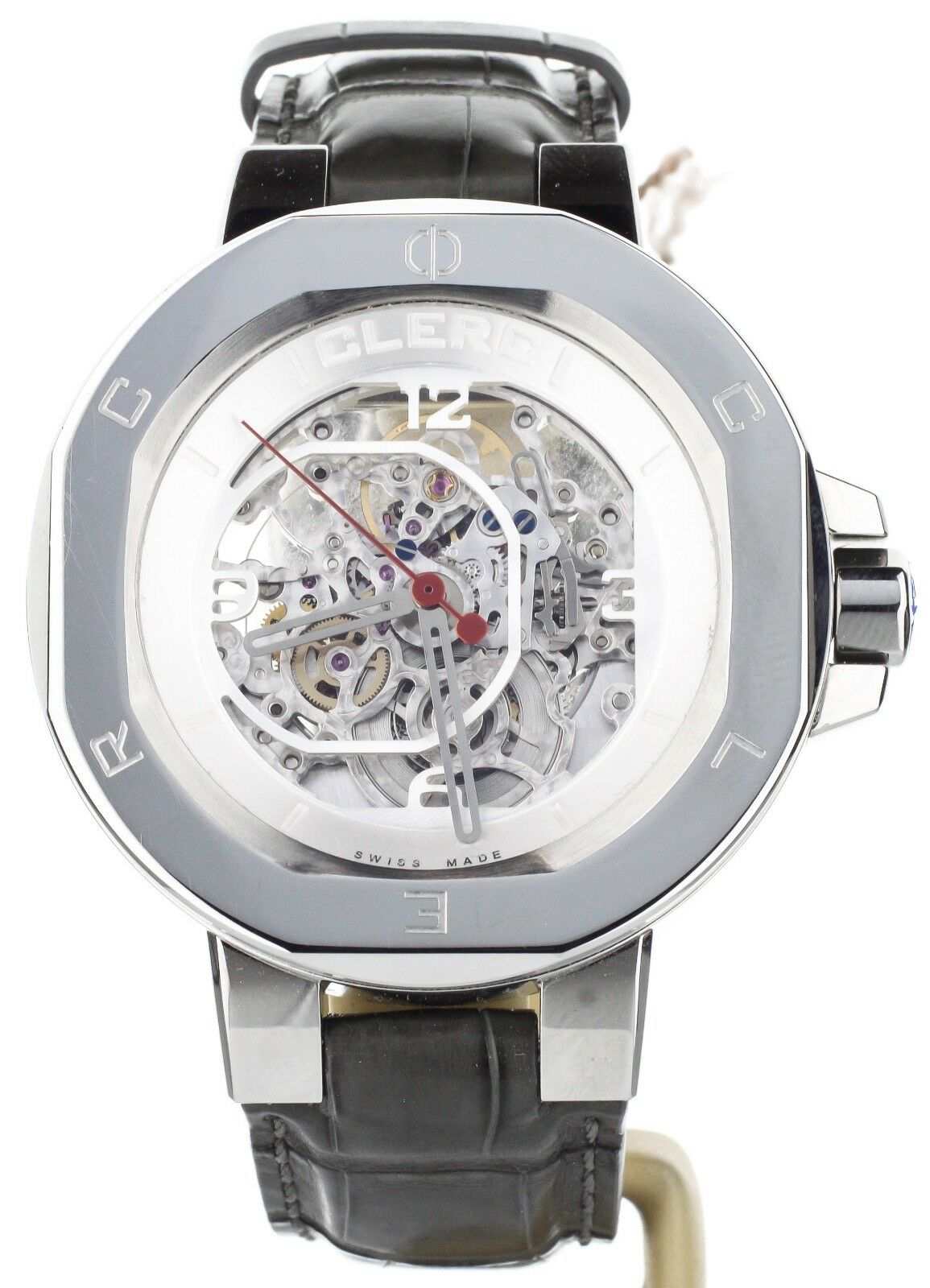 CLERC ICONIC 8 STEEL SKELETON WATCH AUTO