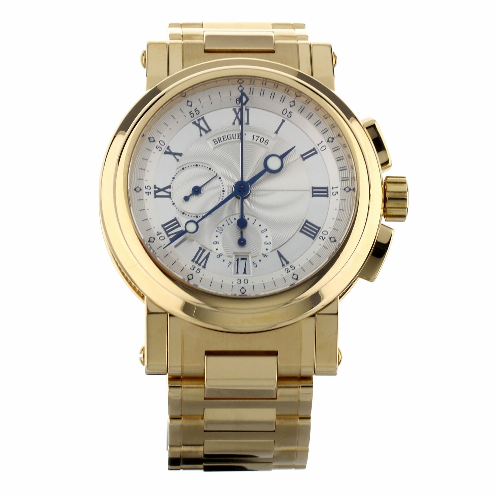 Breguet Marine Chronograph Yellow Gold on Bracelet 42MM  Full Set