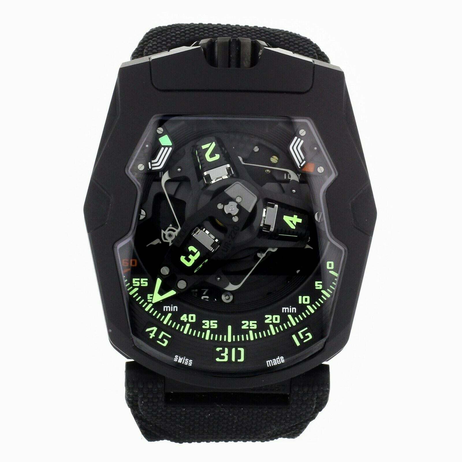Urwerk  All Black Titanium Satellite Manual Wind 44x53mm  Full Set
