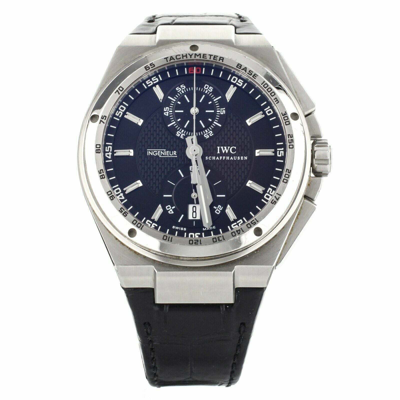 IWC Big Ingenieur Chronograph black dial Stainless Steel 45mm  full set