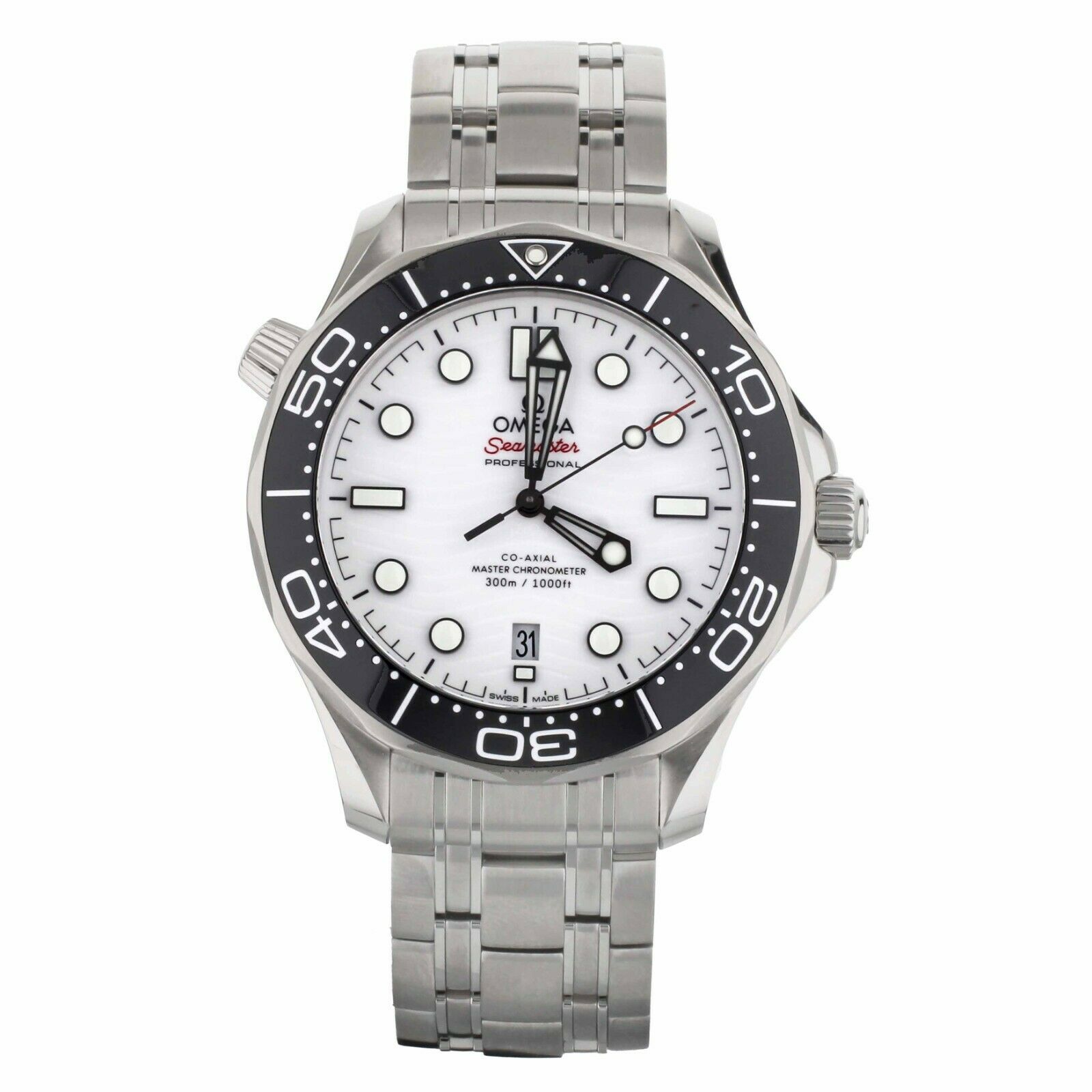 Omega Seamaster Professional 300m White Wave 42mm   Full Set