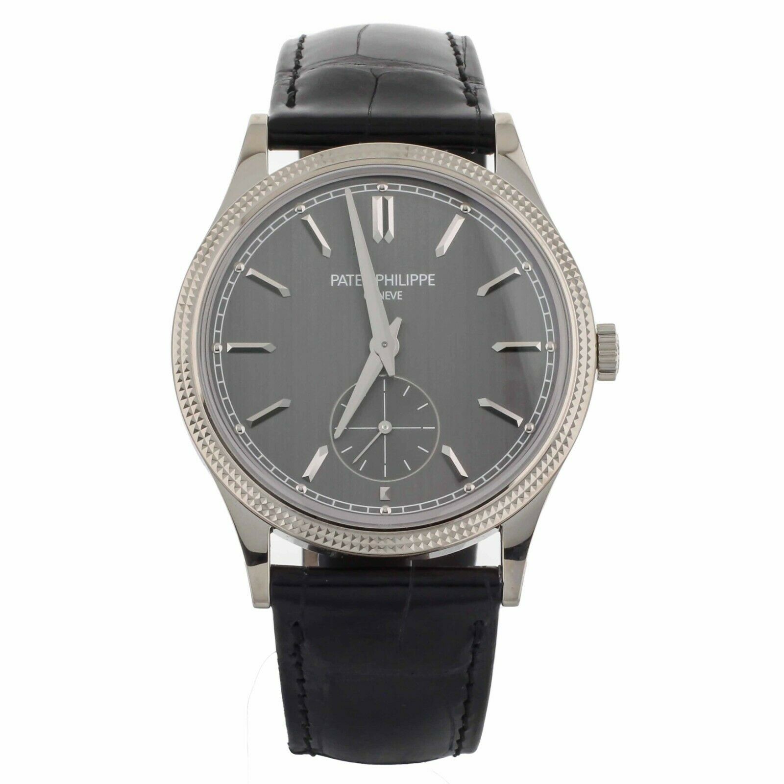 Patek Philippe Calatrava Clous de Paris White Gold Anthracite Dial 39mm