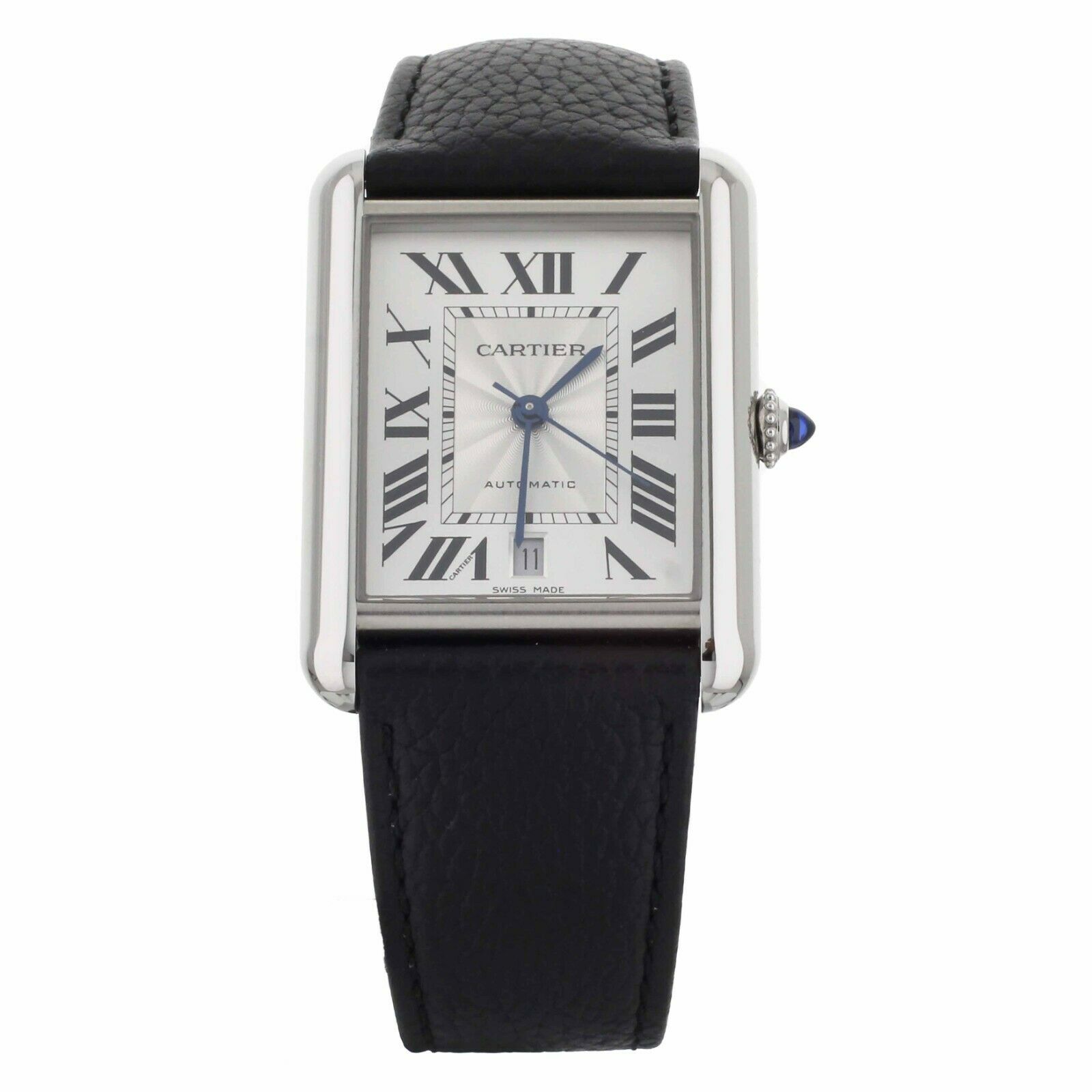 Cartier Tank Must Stainless Steel Automatic on Calf 41 x 31 mm  Full Set