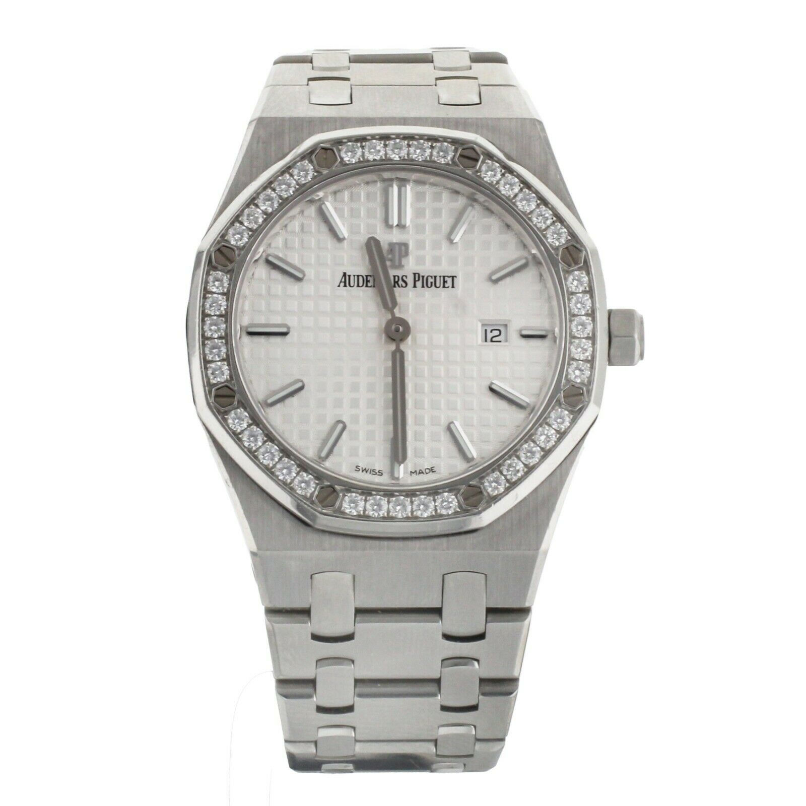 Audemars Piguet Royal Oak Quartz Stainless Steel Diamond Bezel44mm 67651