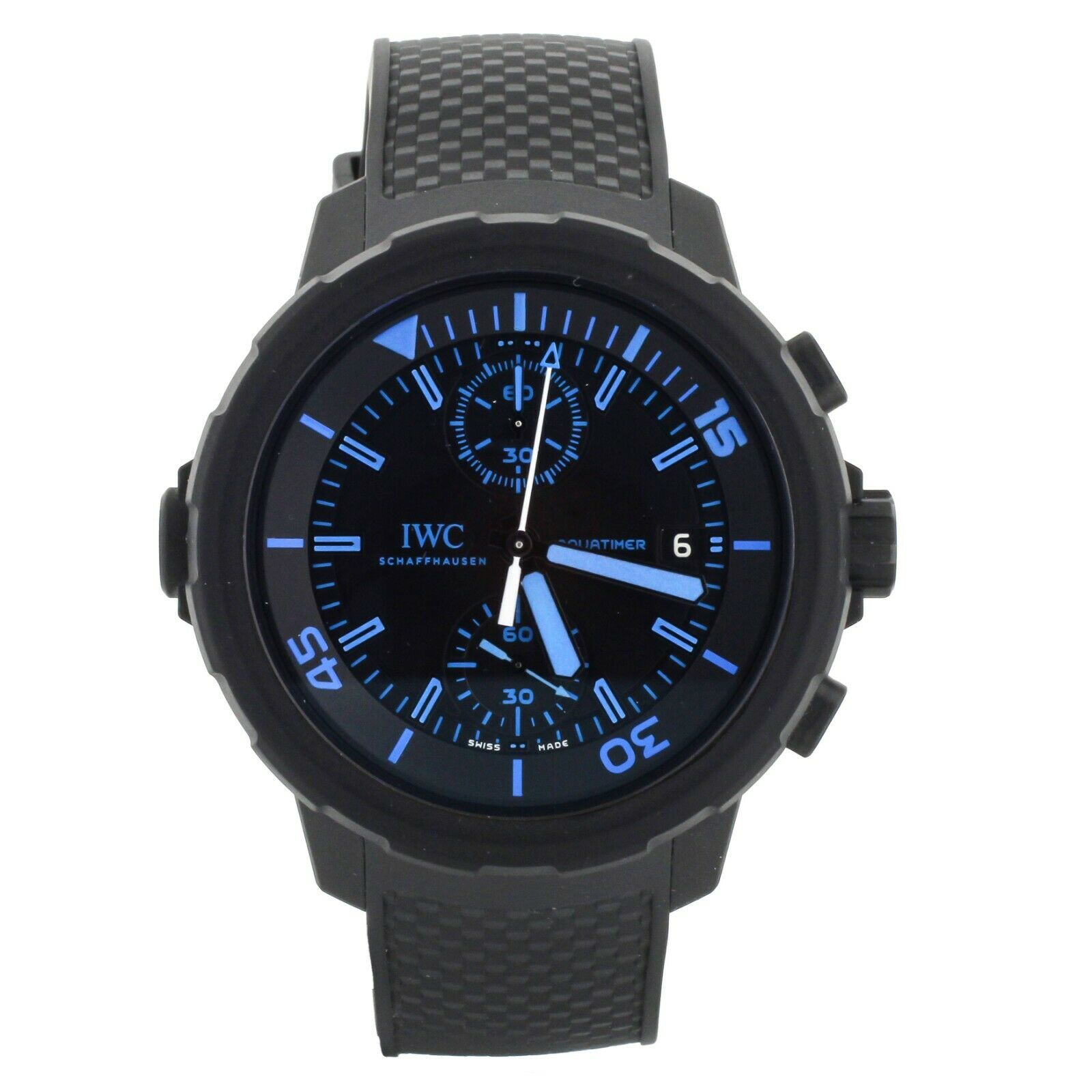 IWC Aquatimer Chronograph Science for Galapagos Rubber Steel 45MM IW379504