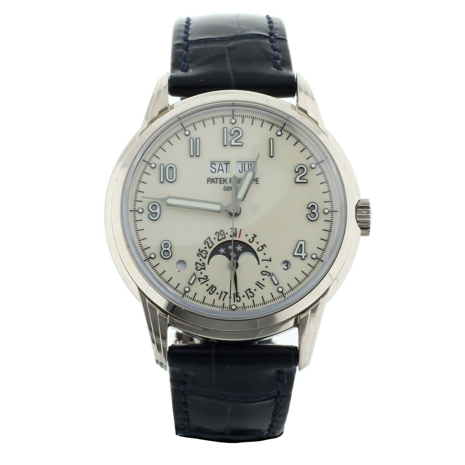 Patek Philippe Grand Complication Perpetual Calendar White Gold Cream 40mm 5320G