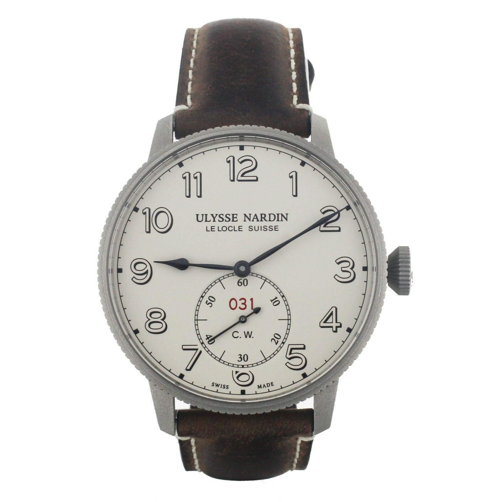 Ulysse Nardin Marine Torpilleur Stainless Steel  White 44MM 1183-320 Full Set