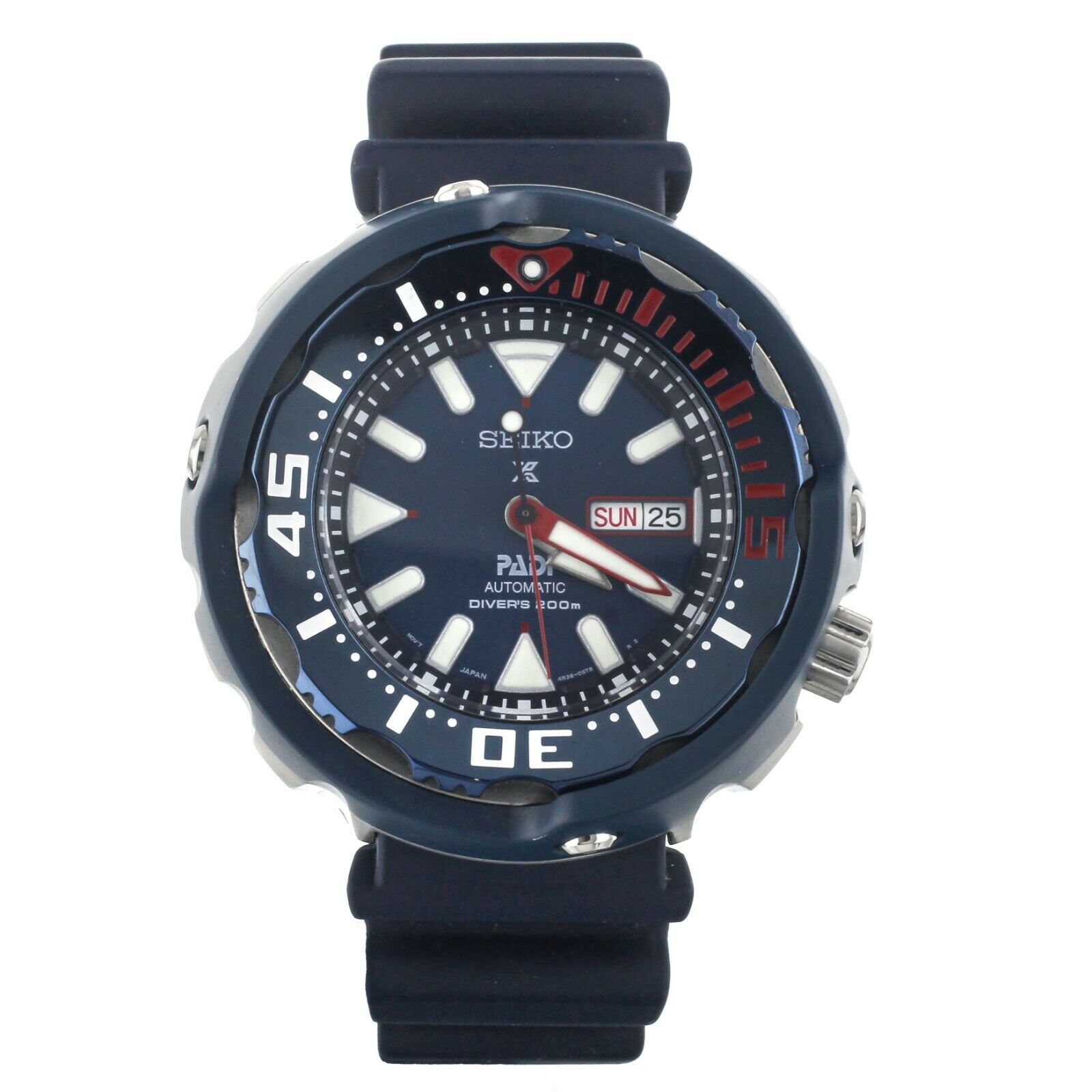 Seiko Prospex Diver 200 PADI Ceramic and Stainless Steel 52MM SRPA83K1 Full Set