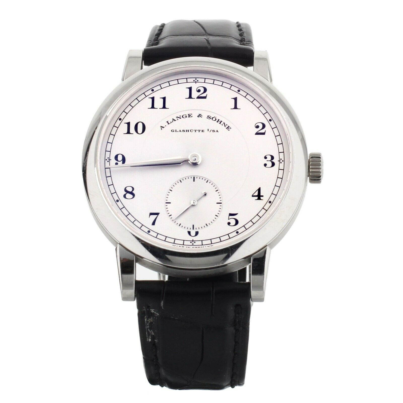 A. Lange & Sohne 1815 Small Seconds Silver Dial Platinum Alligator 40mm